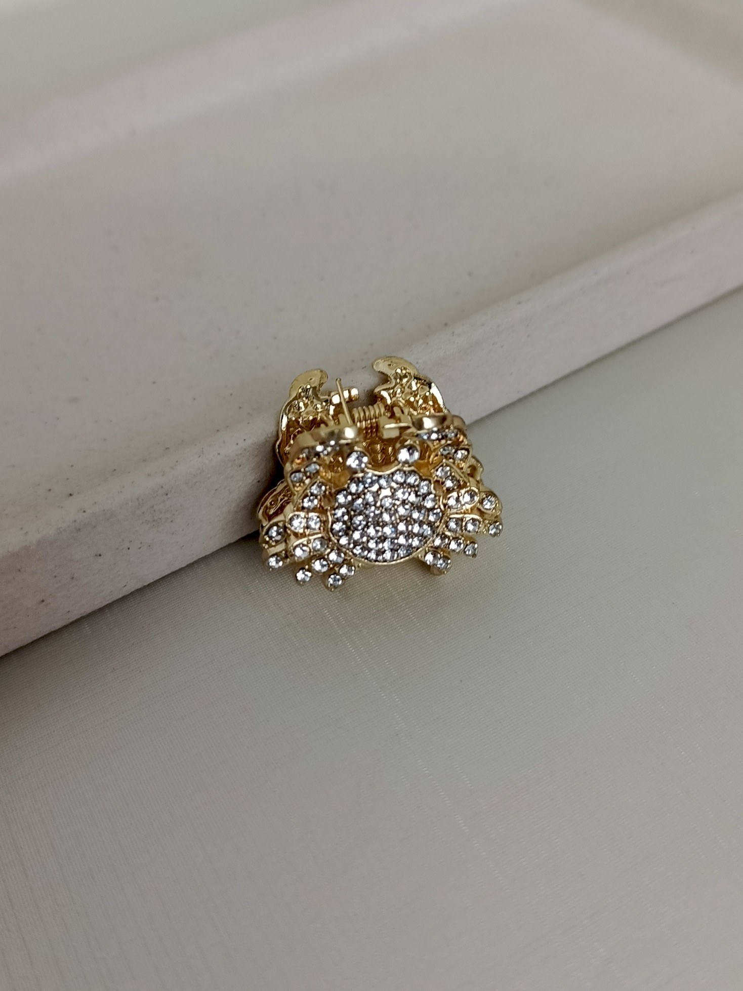 Presilhas de caranguejo com strass