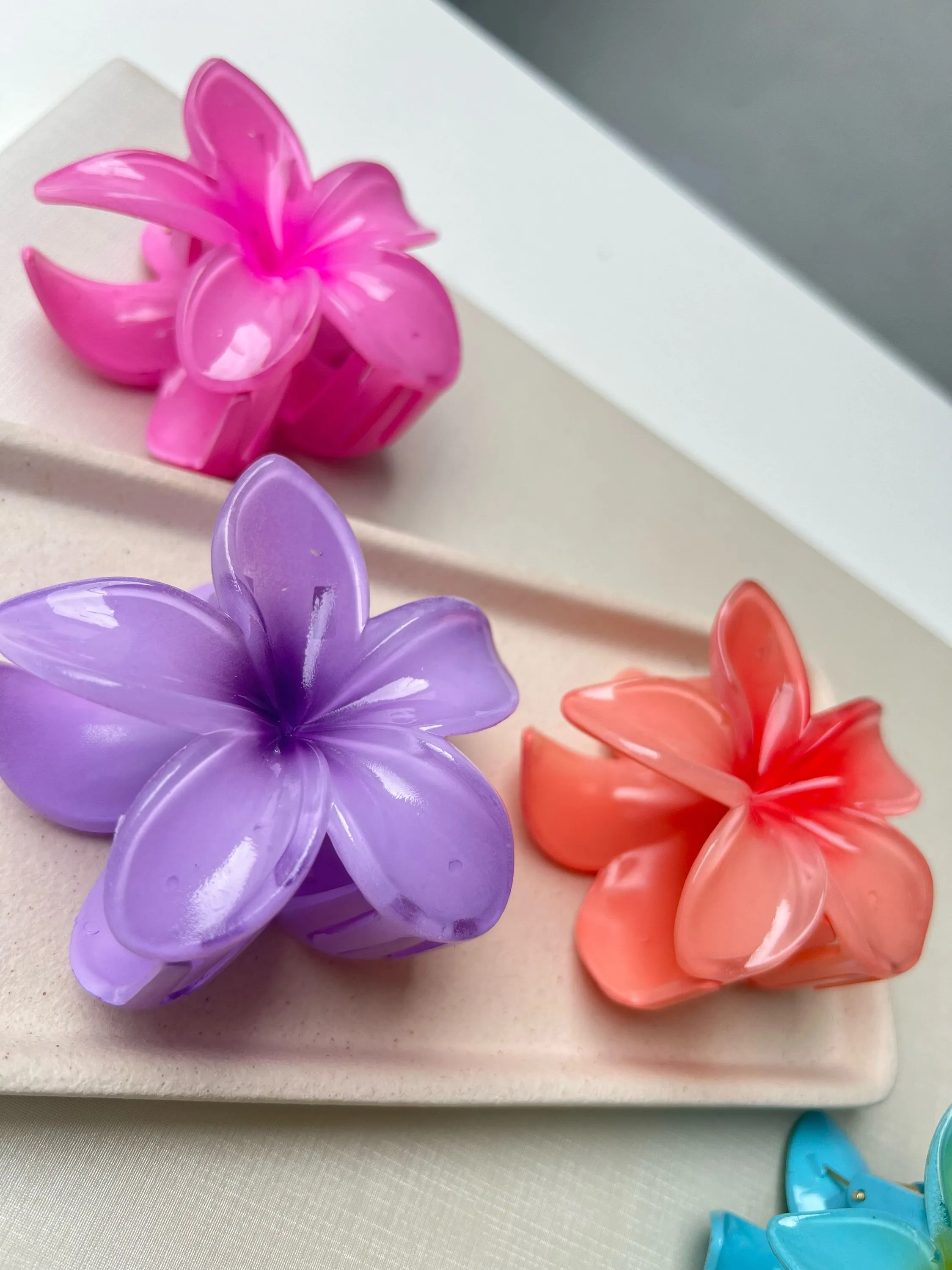 Prendedor para cabelo flor