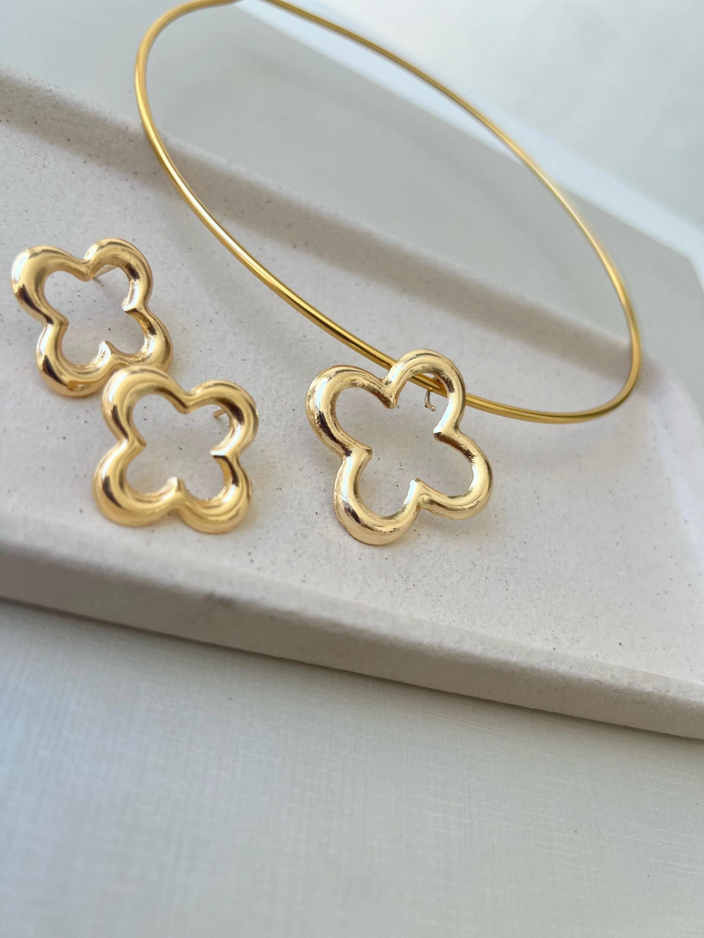 Conjunto Choker e brinco