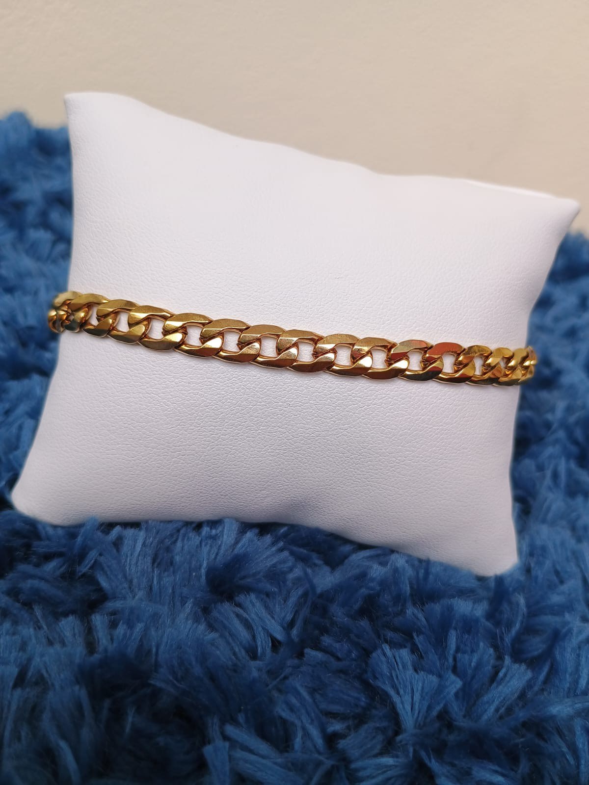 Pulseira masculina com fecho gaveta