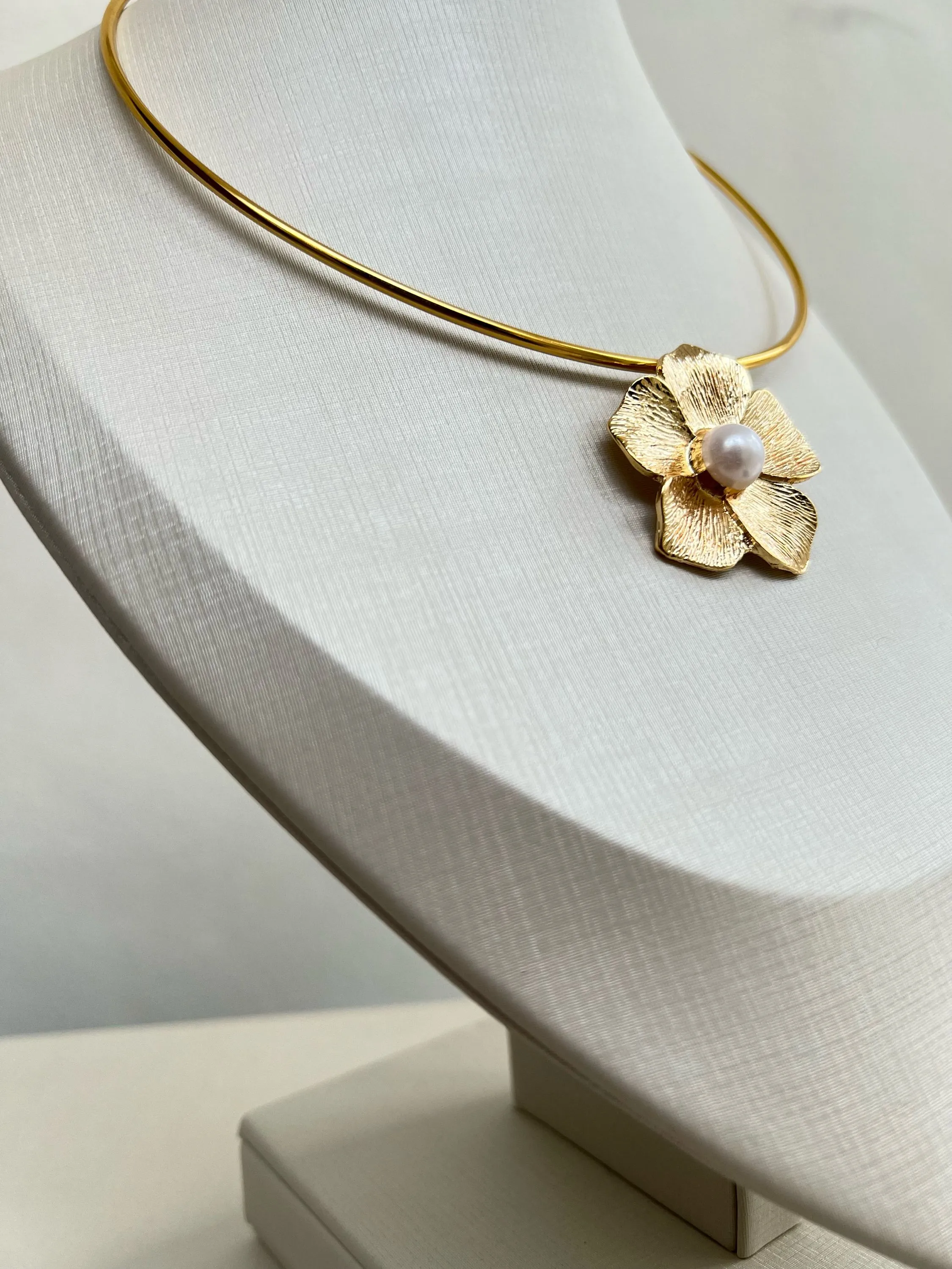 Choker aro flor