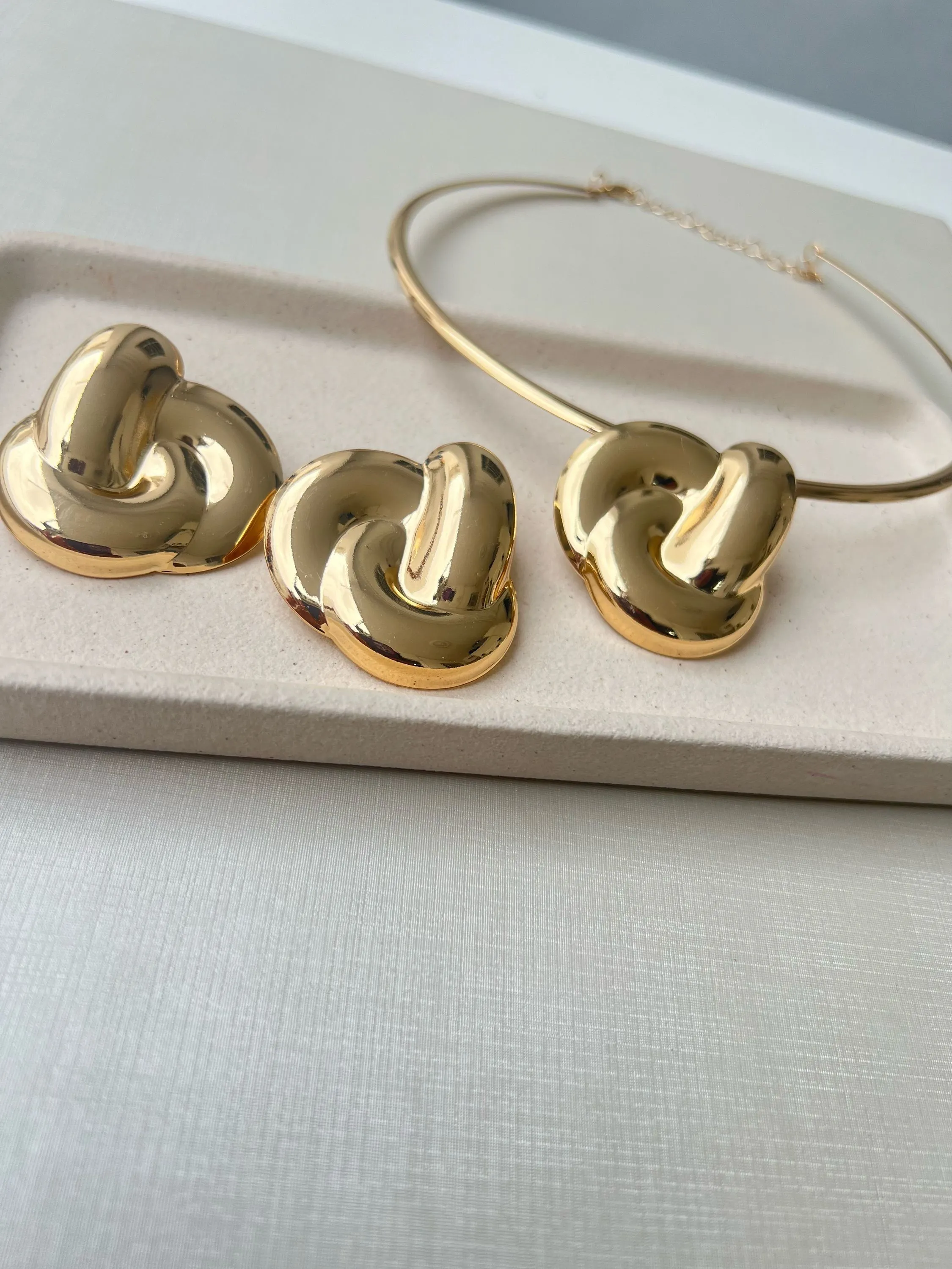 Conjunto Choker e brinco