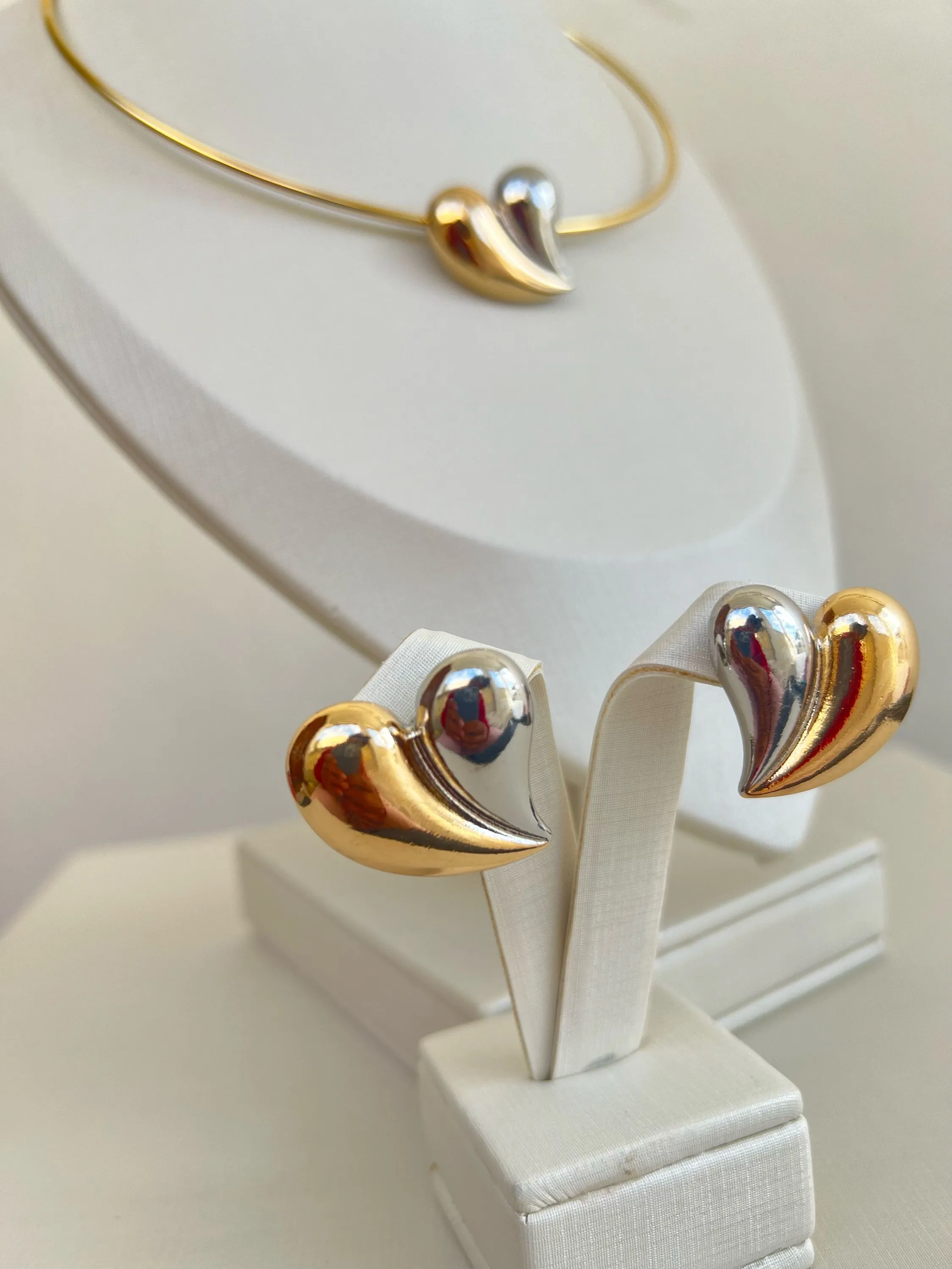Conjunto Choker e brinco