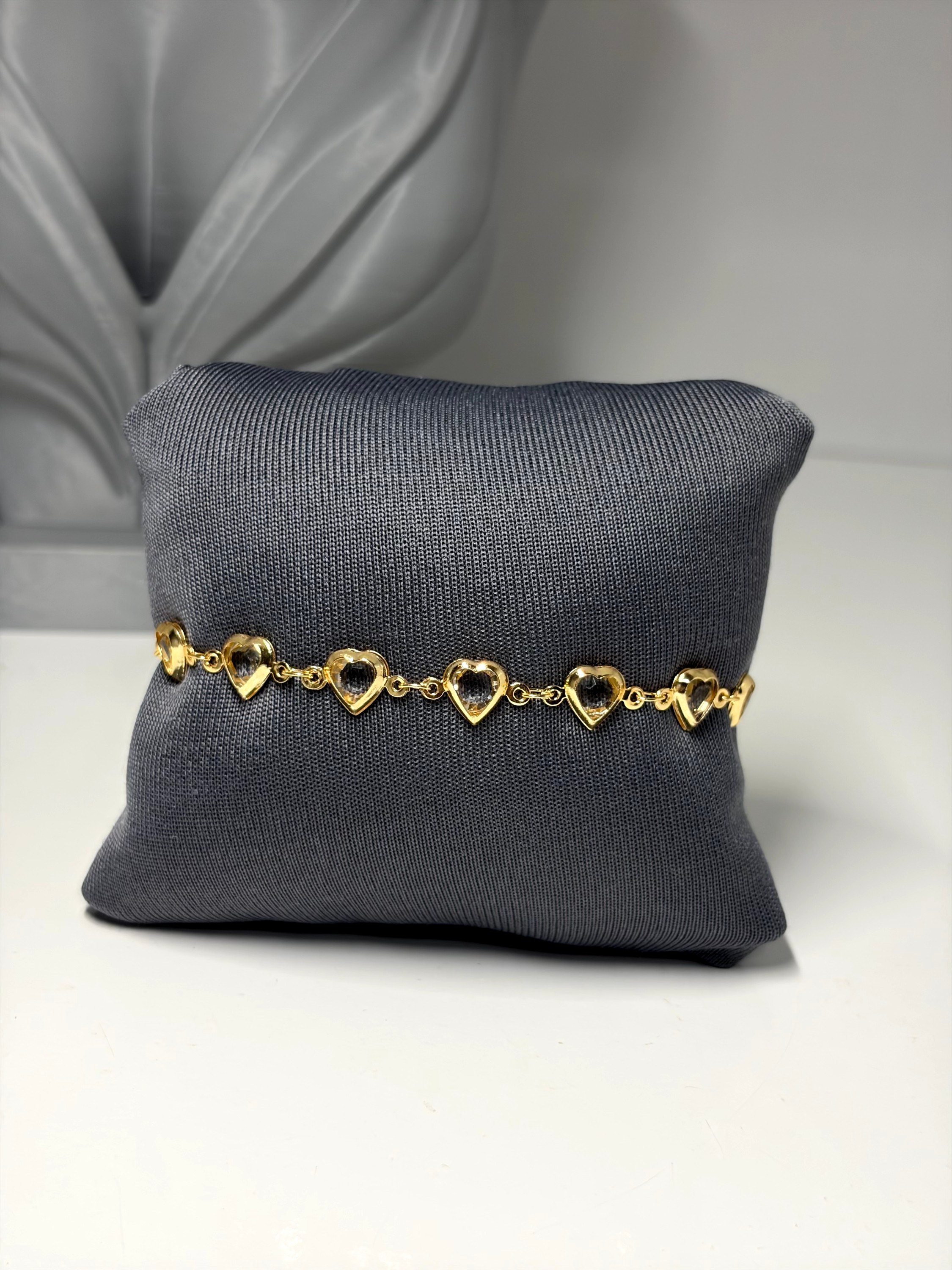 Pulseira de corações