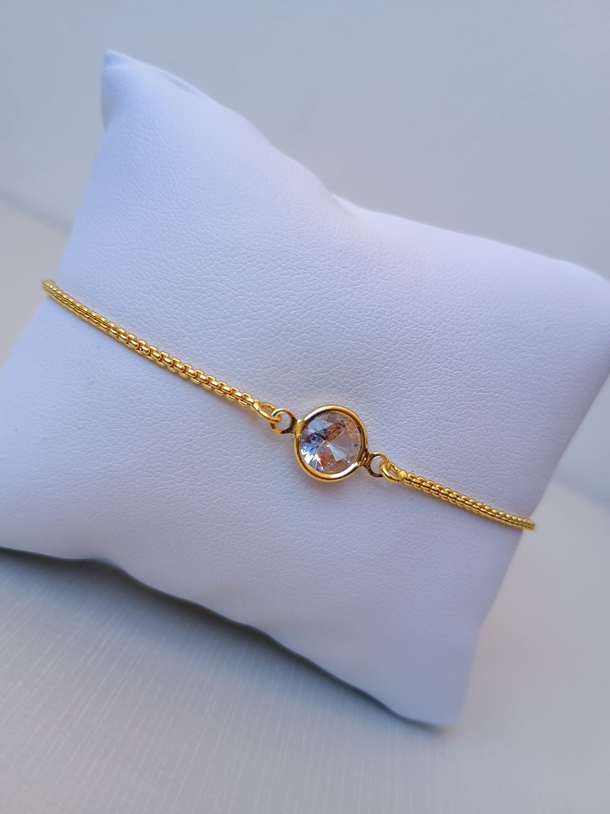 Pulseira regulável com ponto de luz