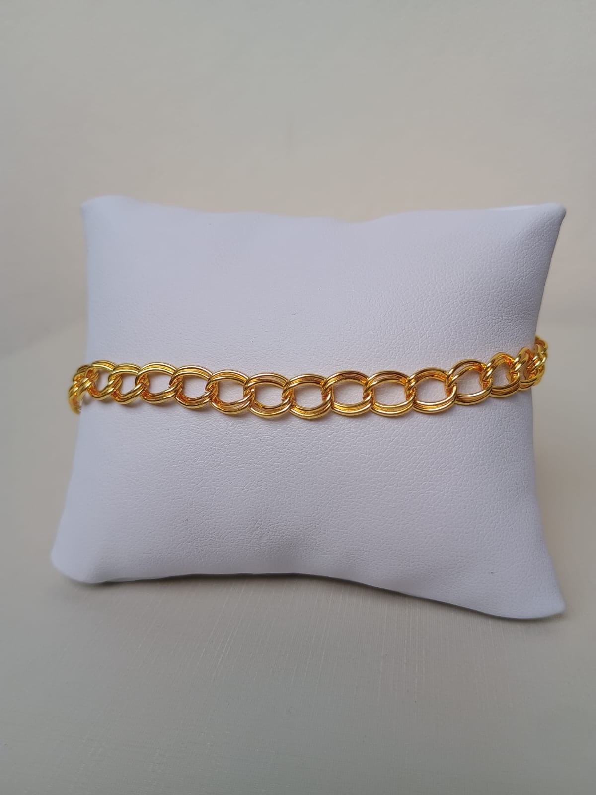 Pulseira com elos duplos
