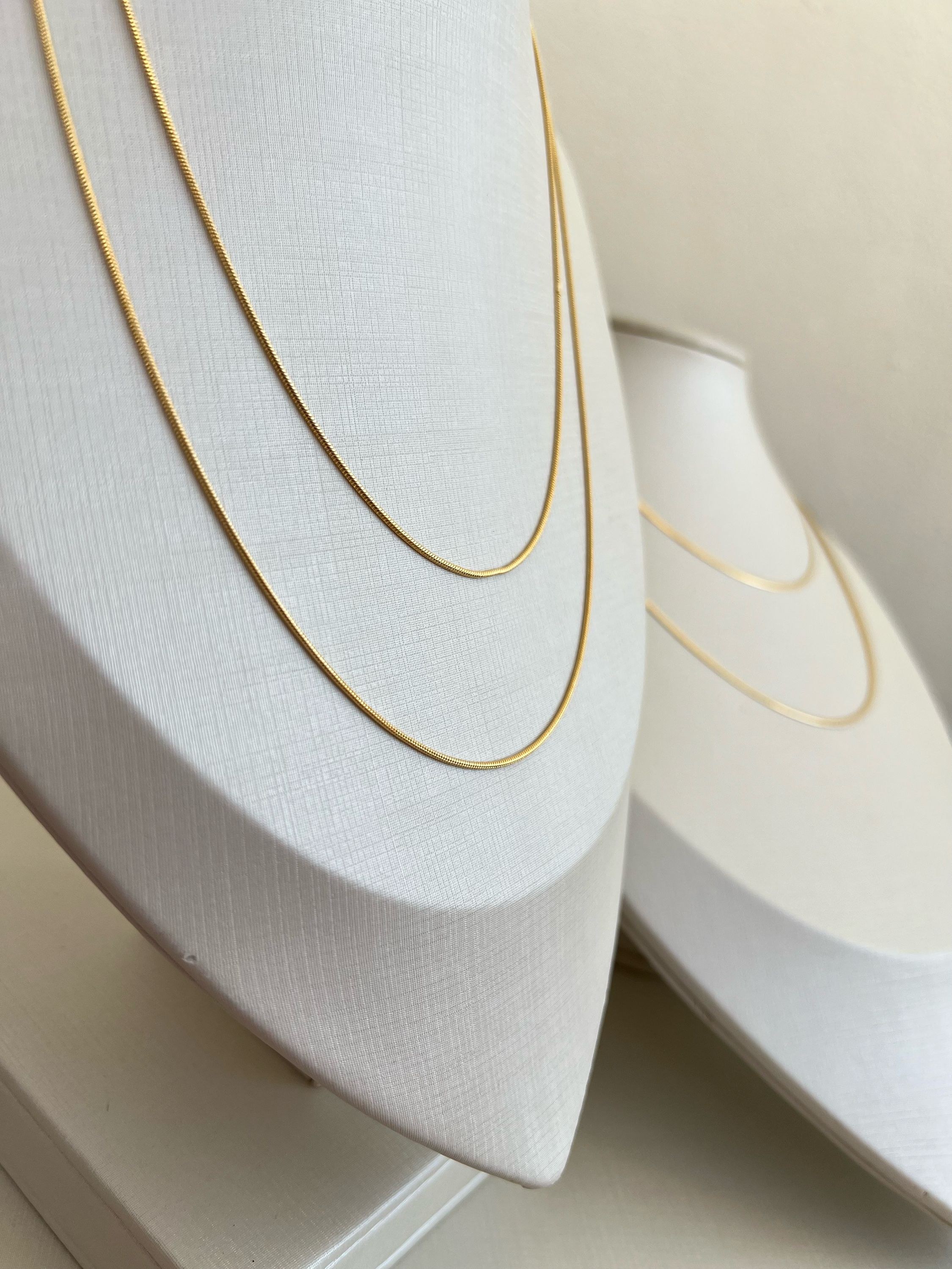 Colar duplo corrente verneziana