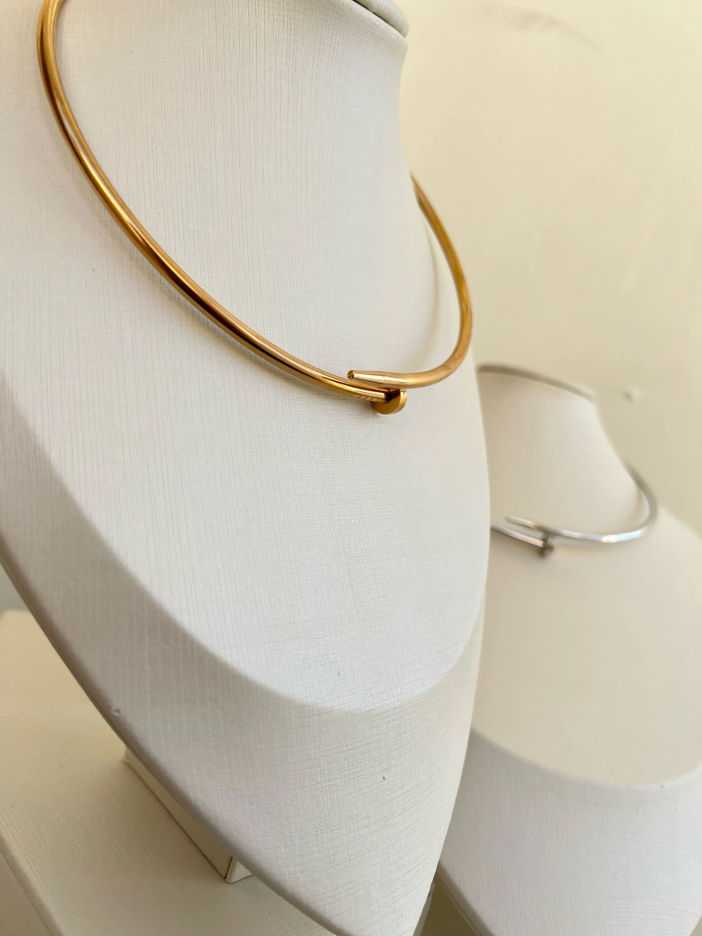 Choker inspiração alta joalheria