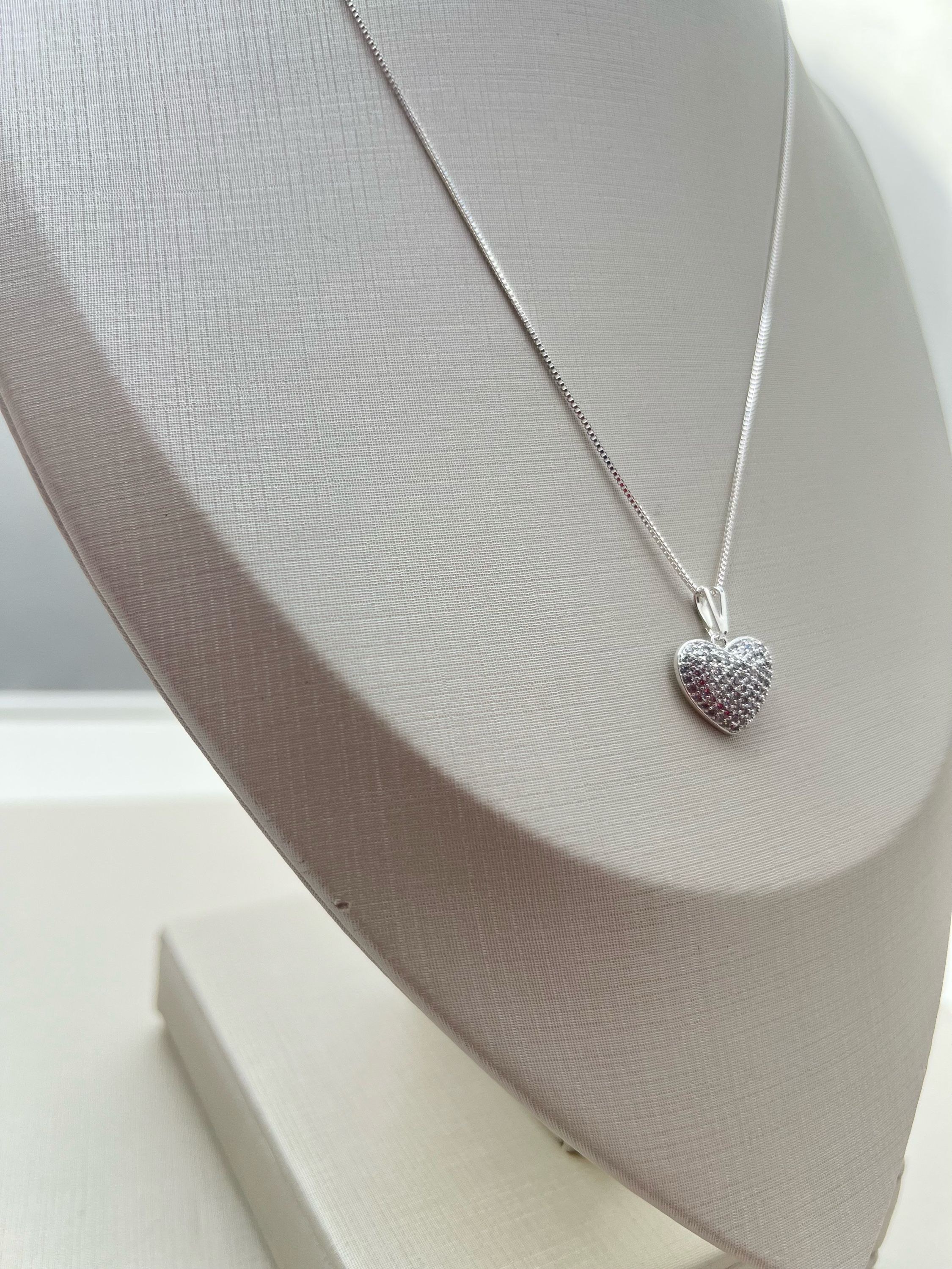 Colar pingente coração