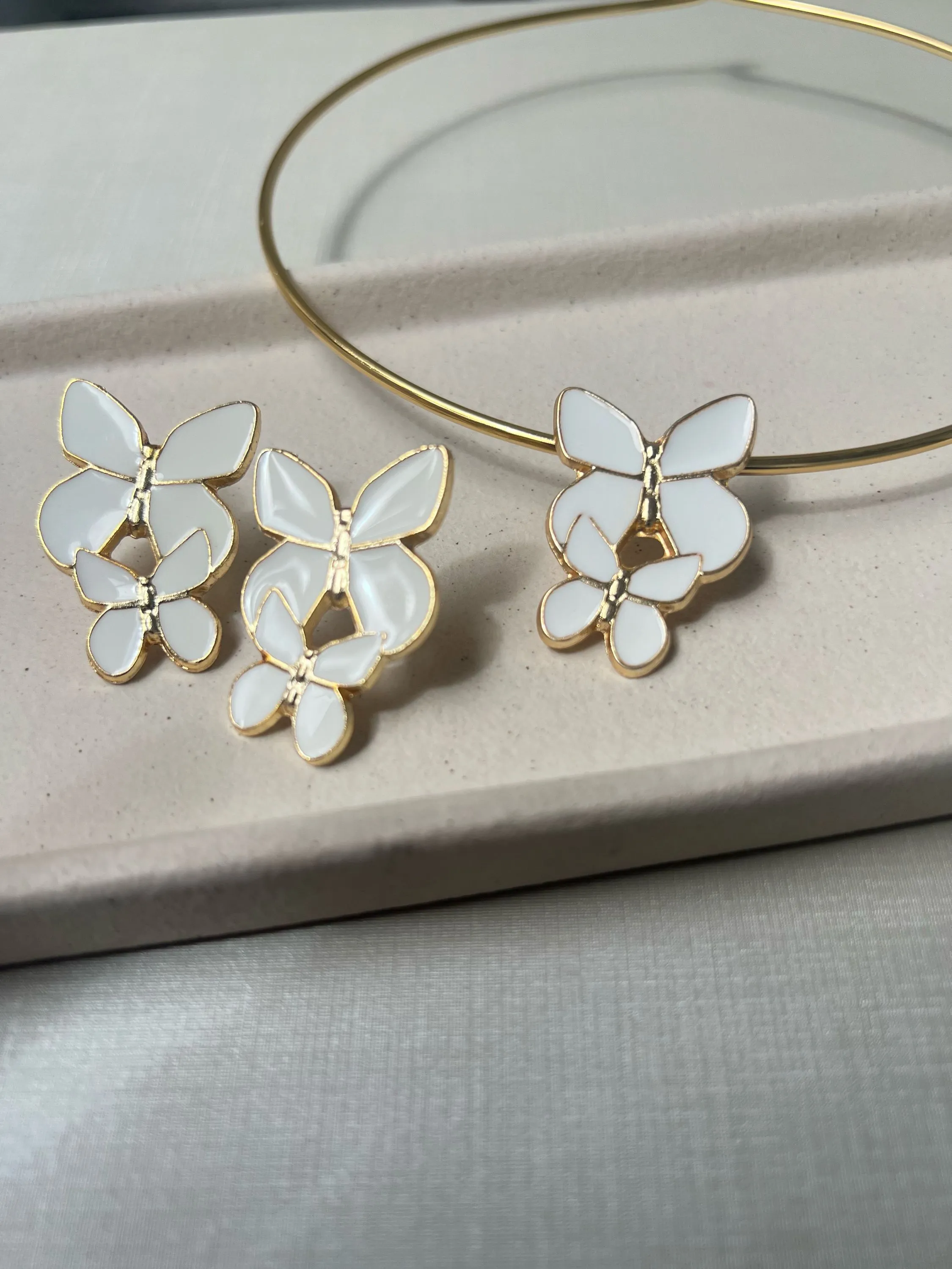 Conjunto choker e brinco