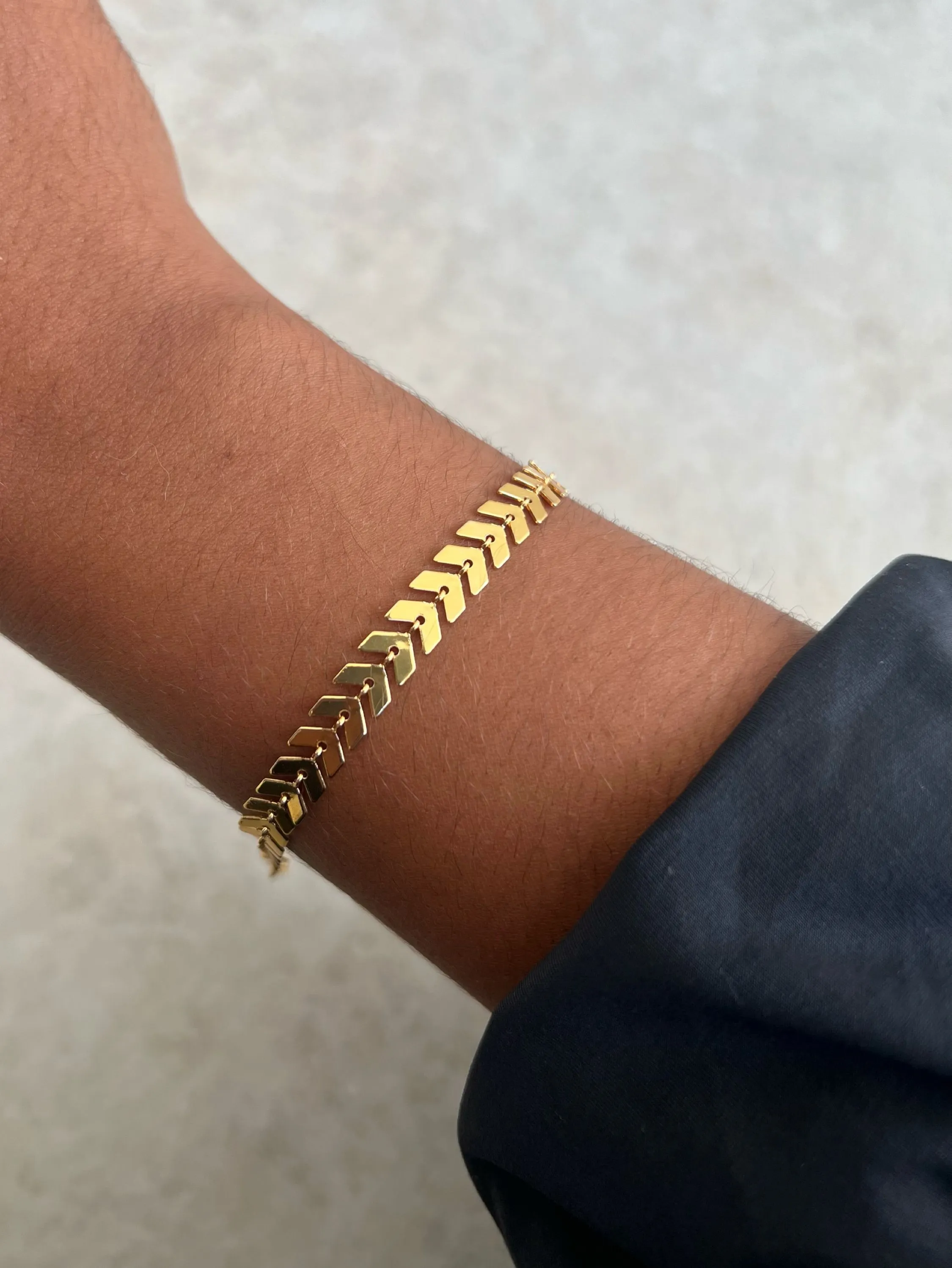 Pulseira escama de peixe