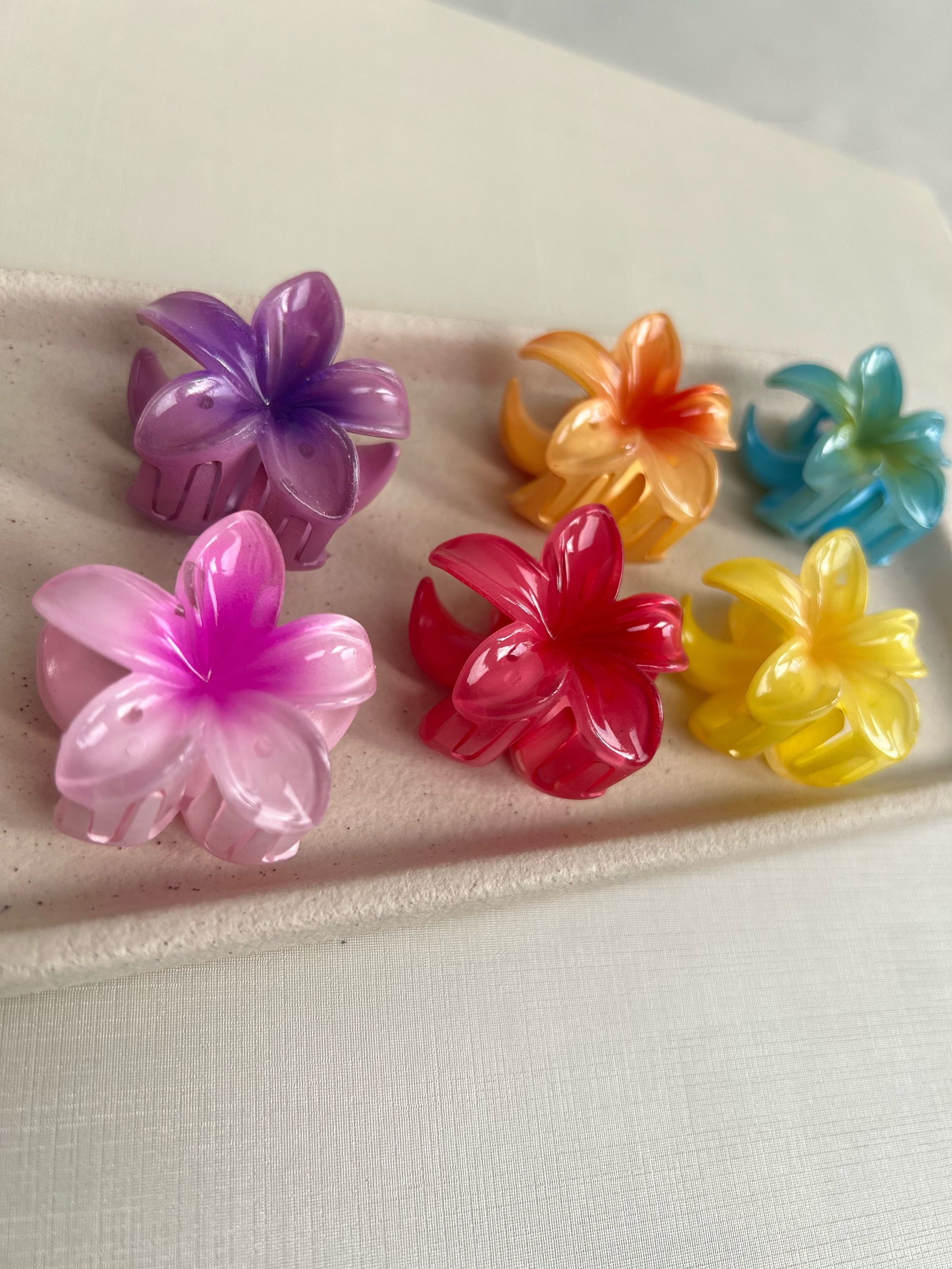 Prendedor para cabelo flor-Pequeno