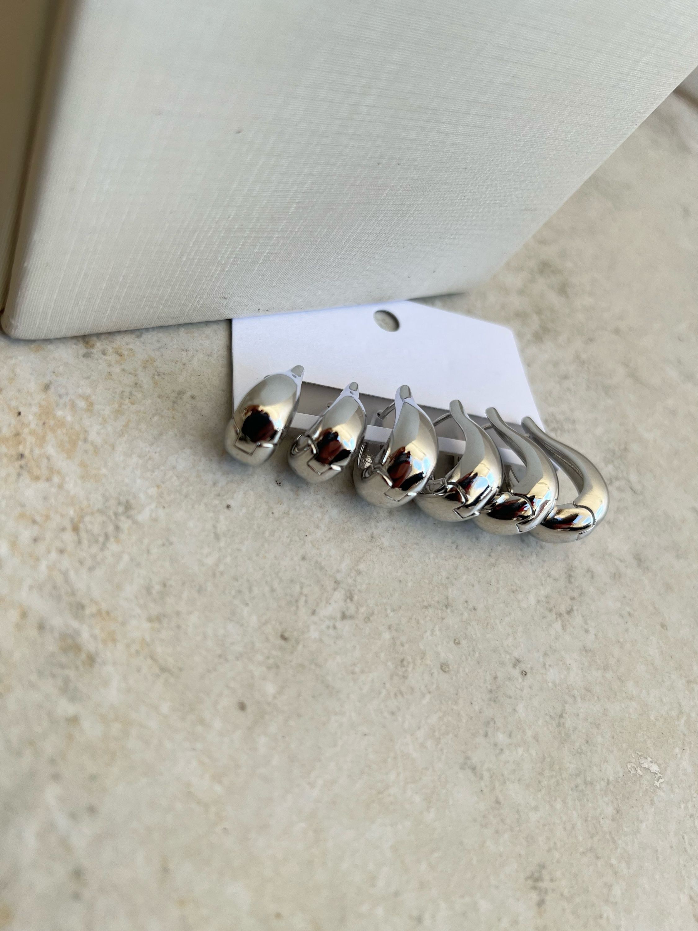 Trio de argolas gota