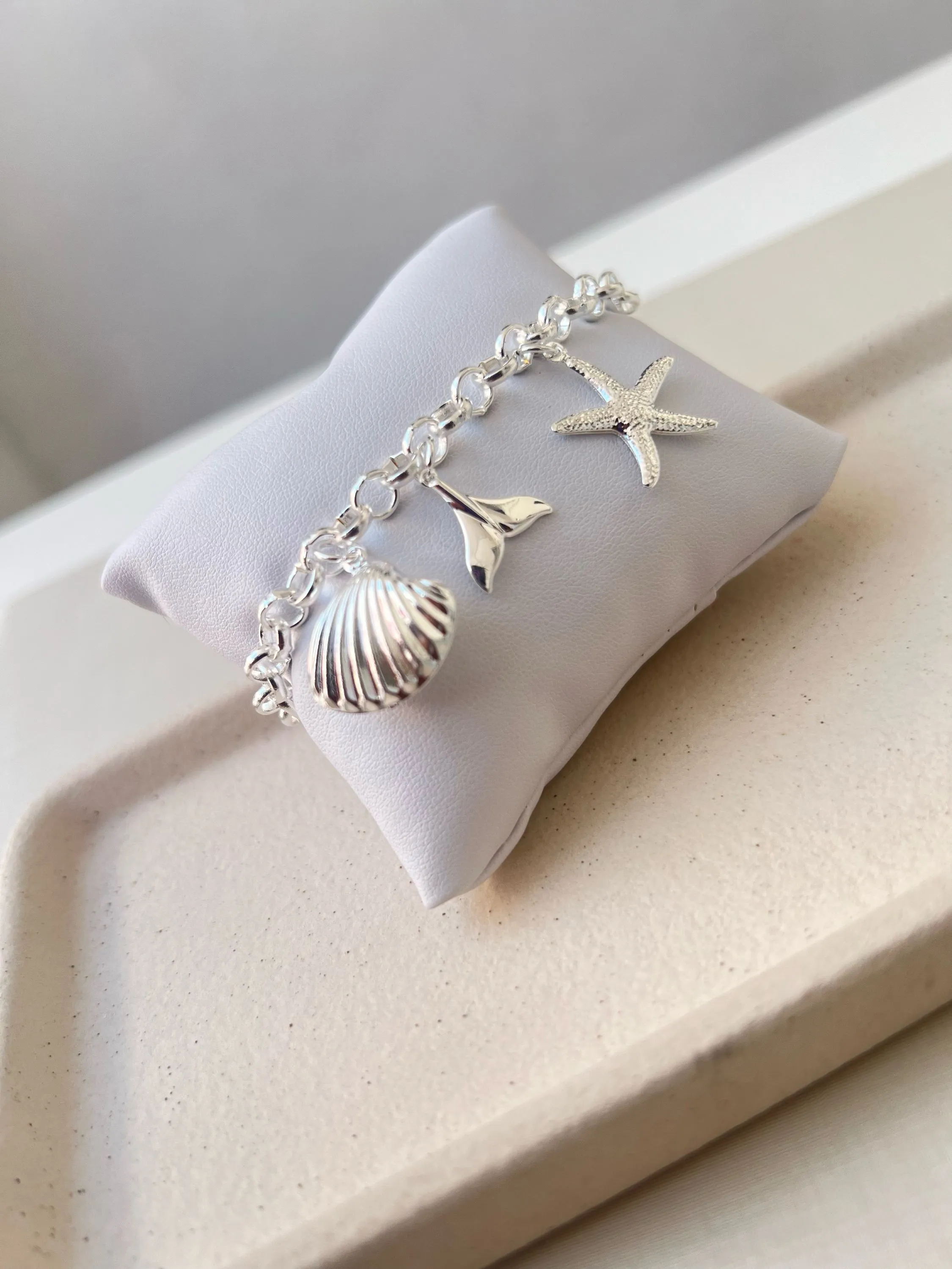 Pulseira pingentes moda praia