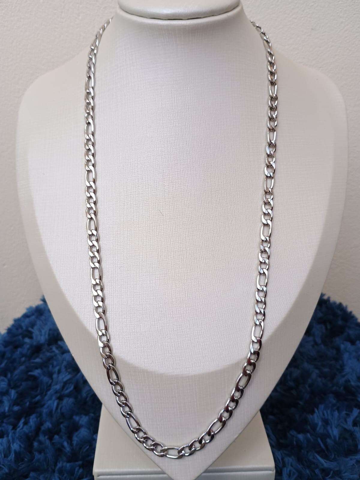 Colar masculino modelo 3×1 aço inoxidável