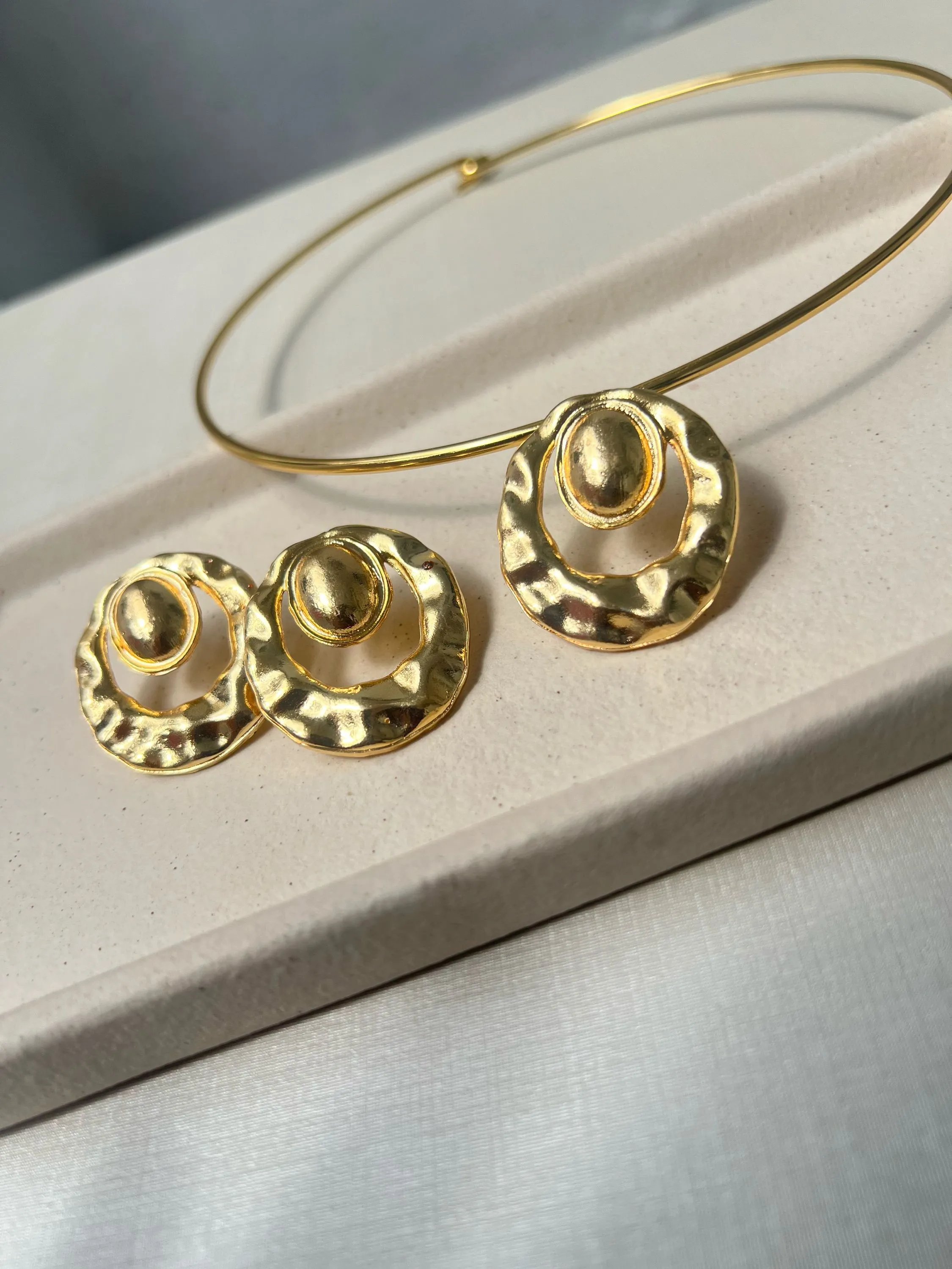 Conjunto Choker e brinco