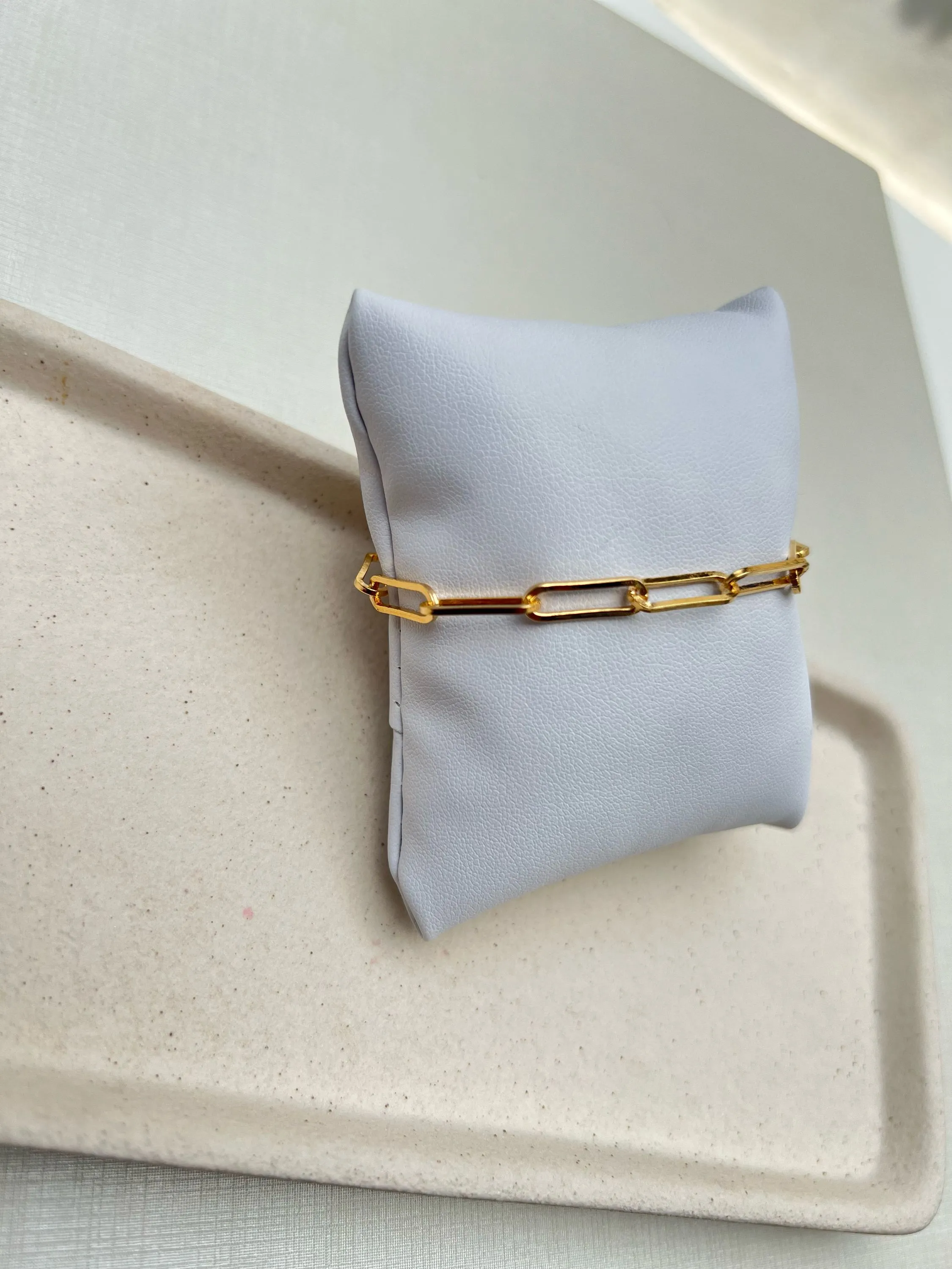 Pulseira correntaria fina