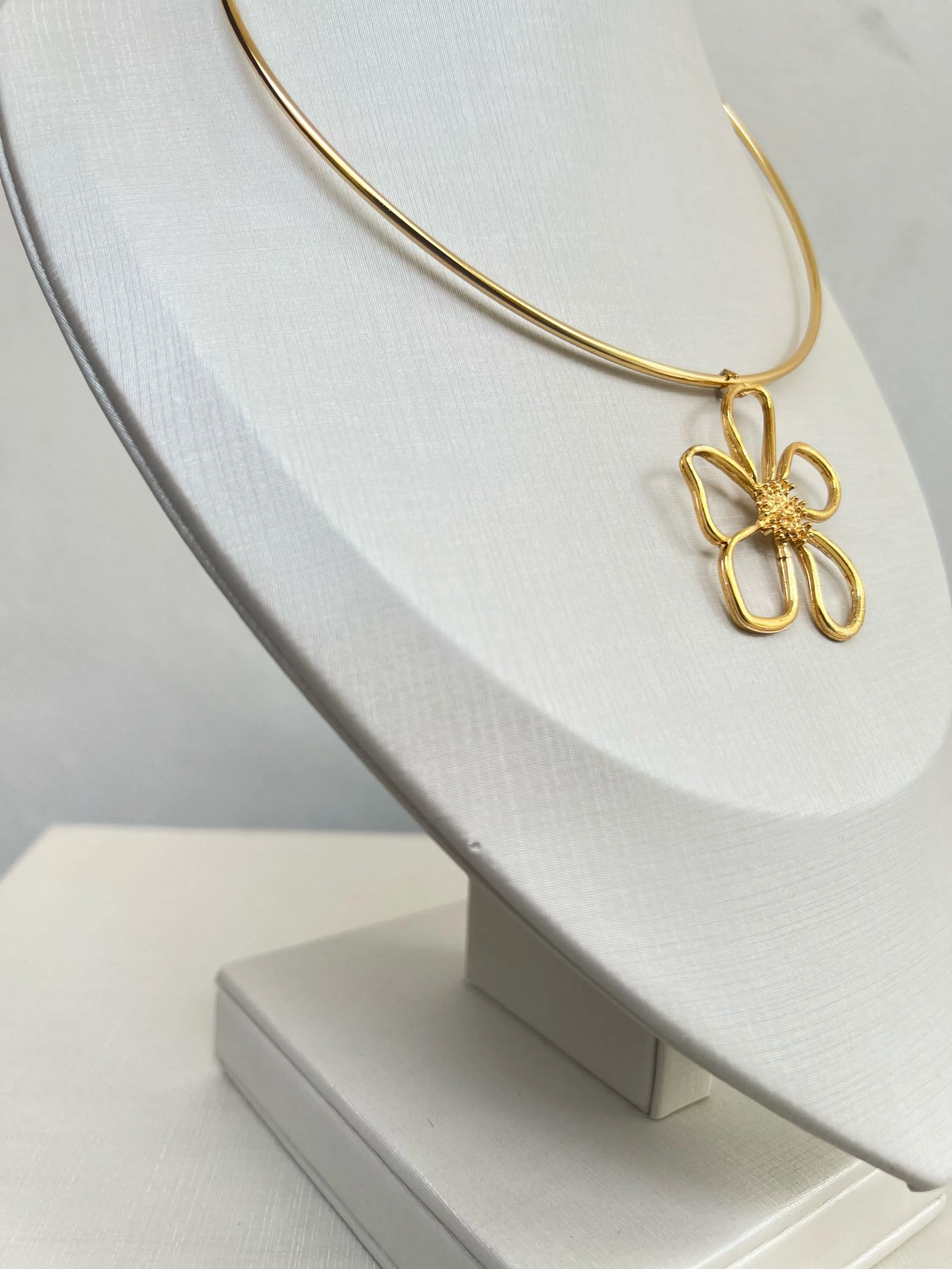 Choker aro flor