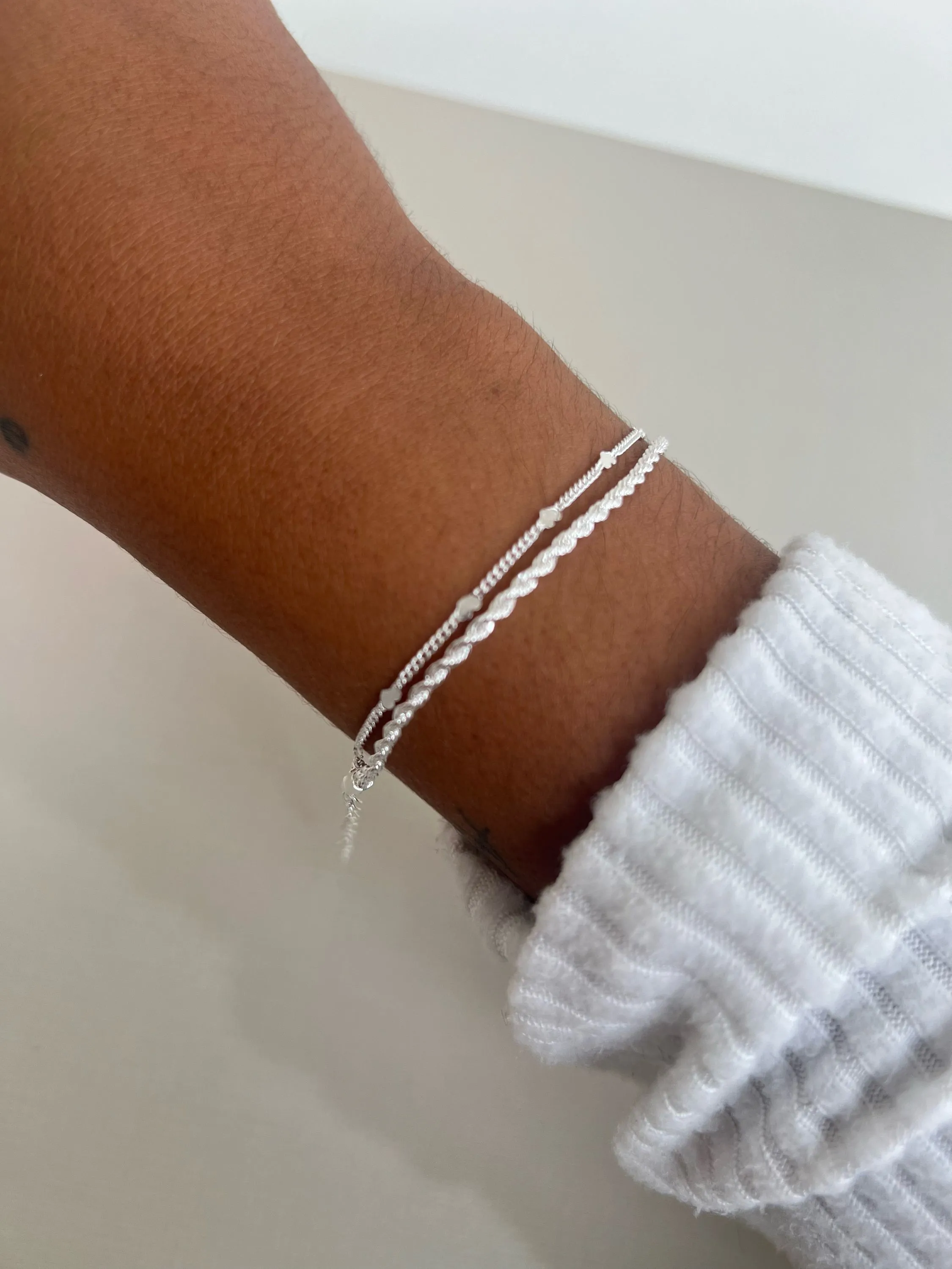Pulseira corrente dupla
