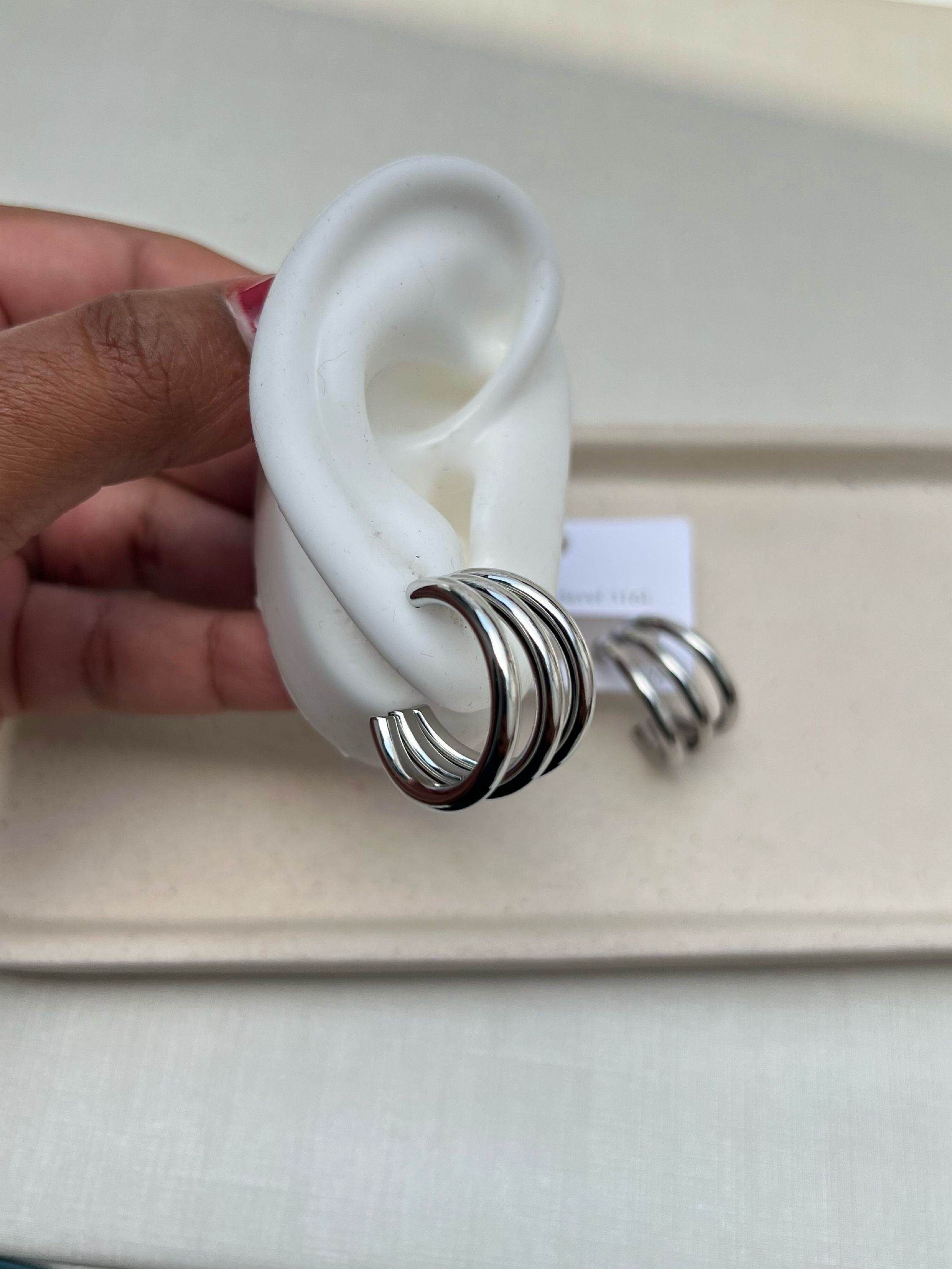 Brinco três fios AÇO INOXIDÁVEL