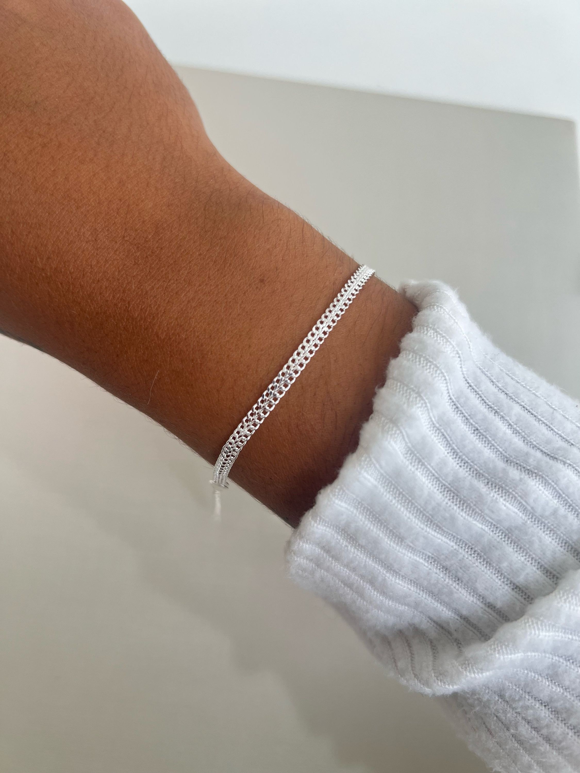 Pulseira fita texturizada