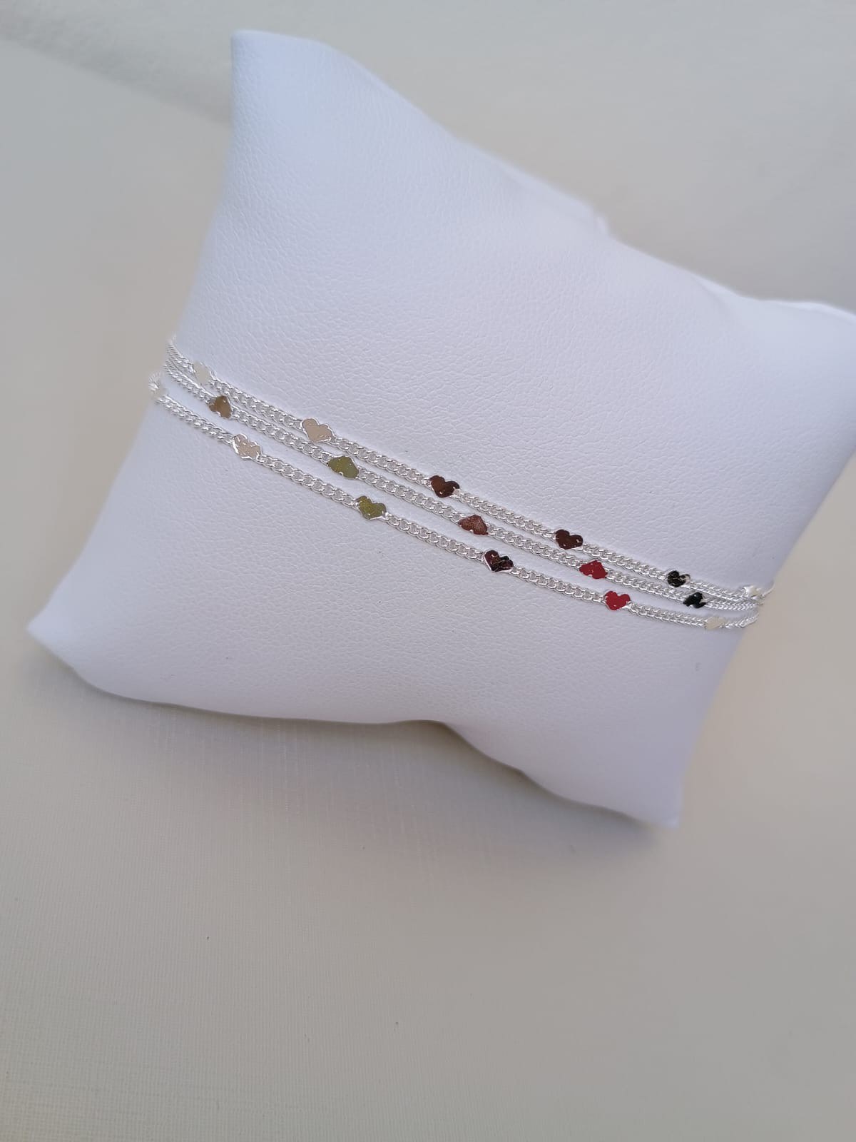 Pulseira delicada tripla