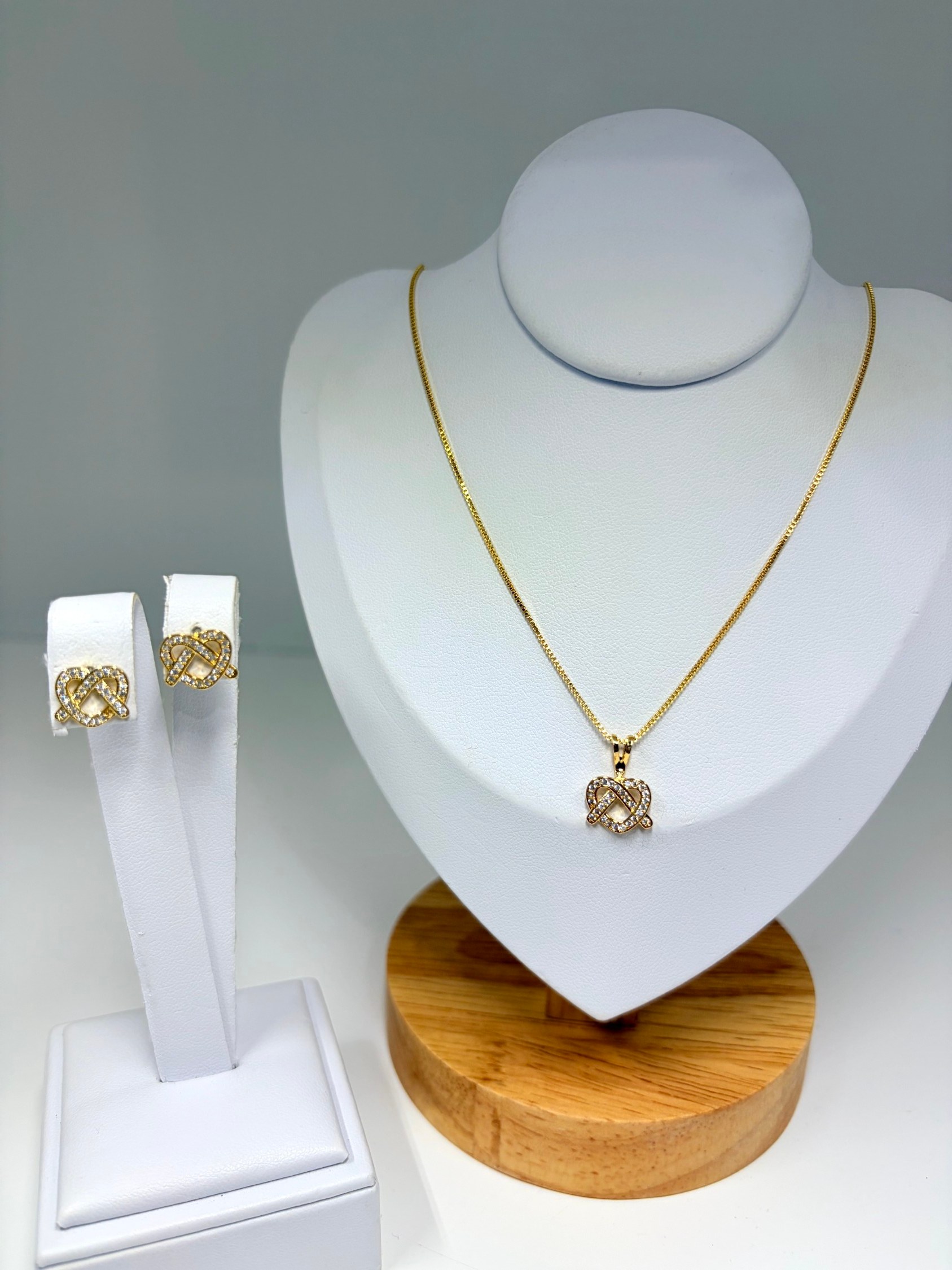 Conjunto com coração do infinito