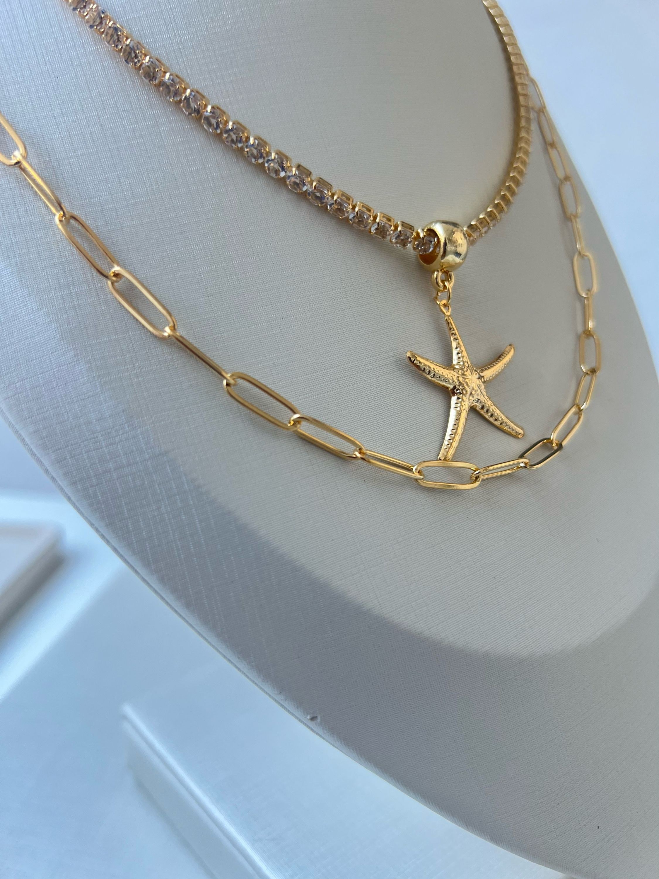 Colar duplo moda praia