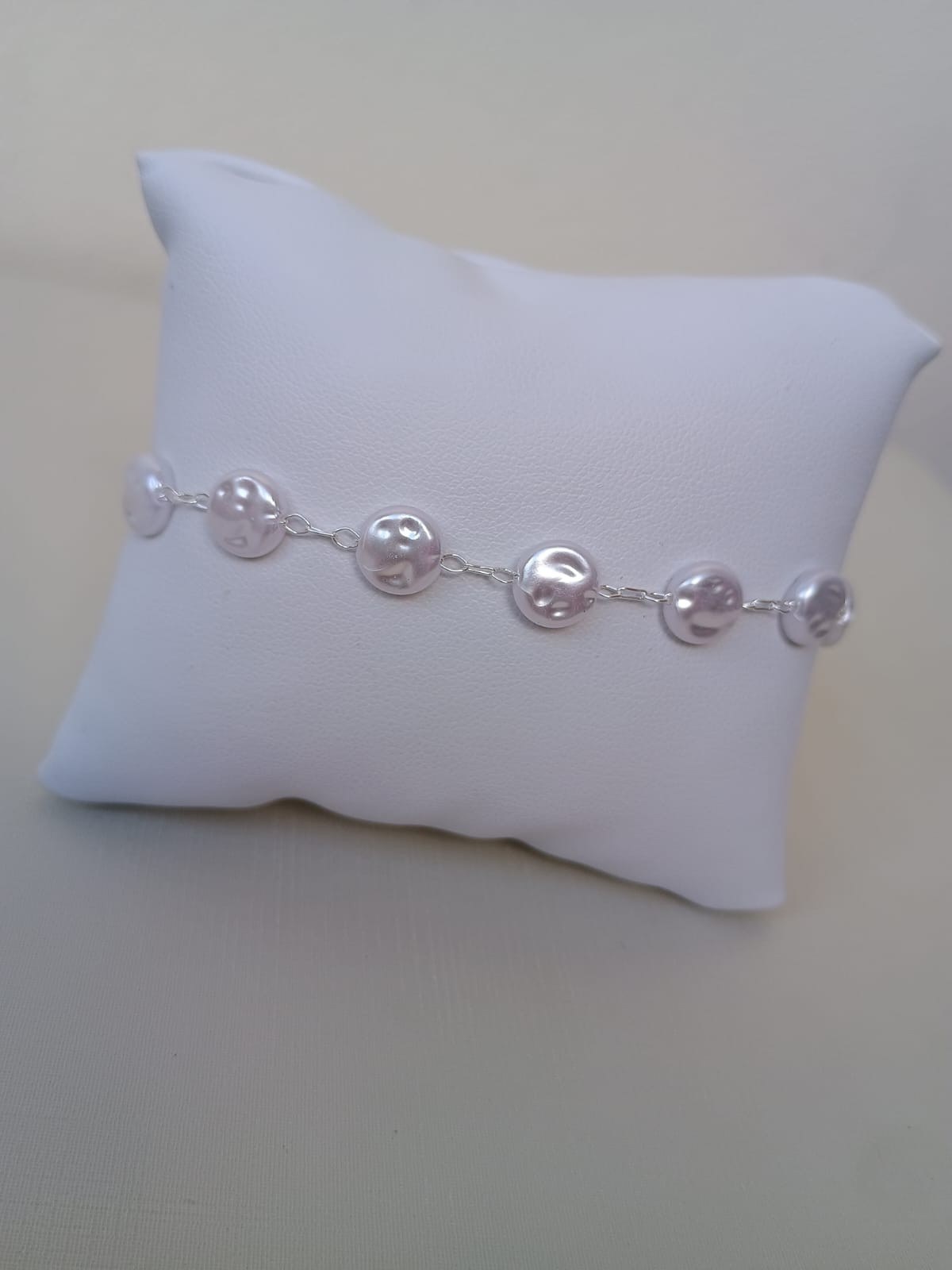 Pulseira com pérolas