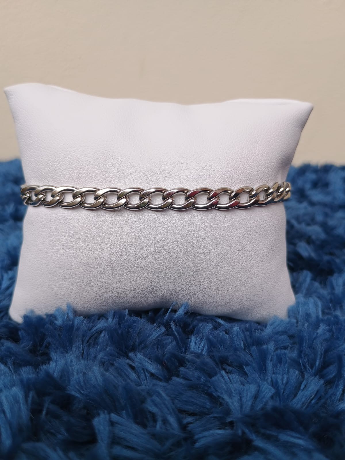 Pulseira masculina de elos