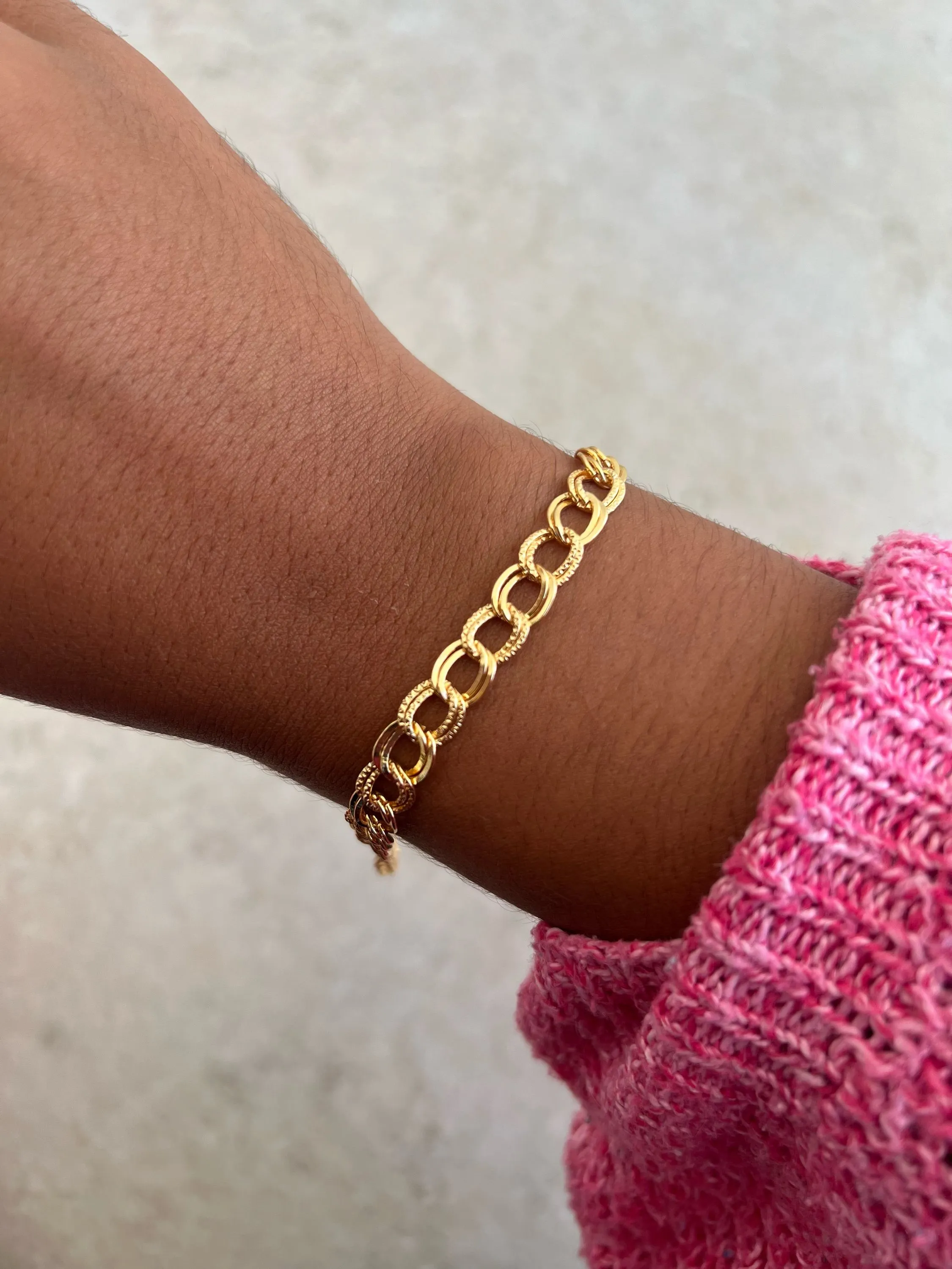 Pulseira Corrente dupla