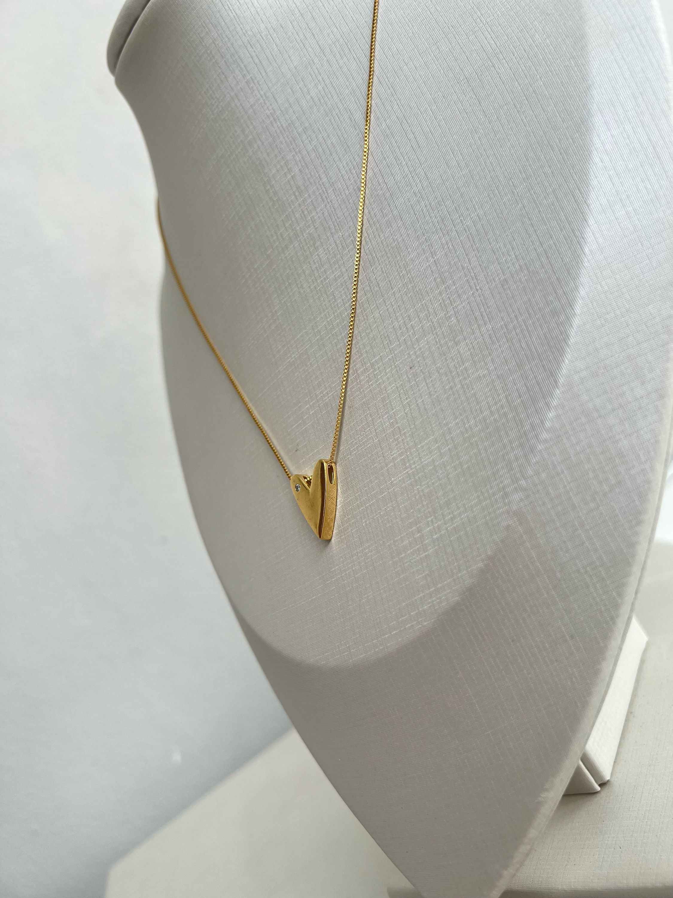 Colar pingente coração