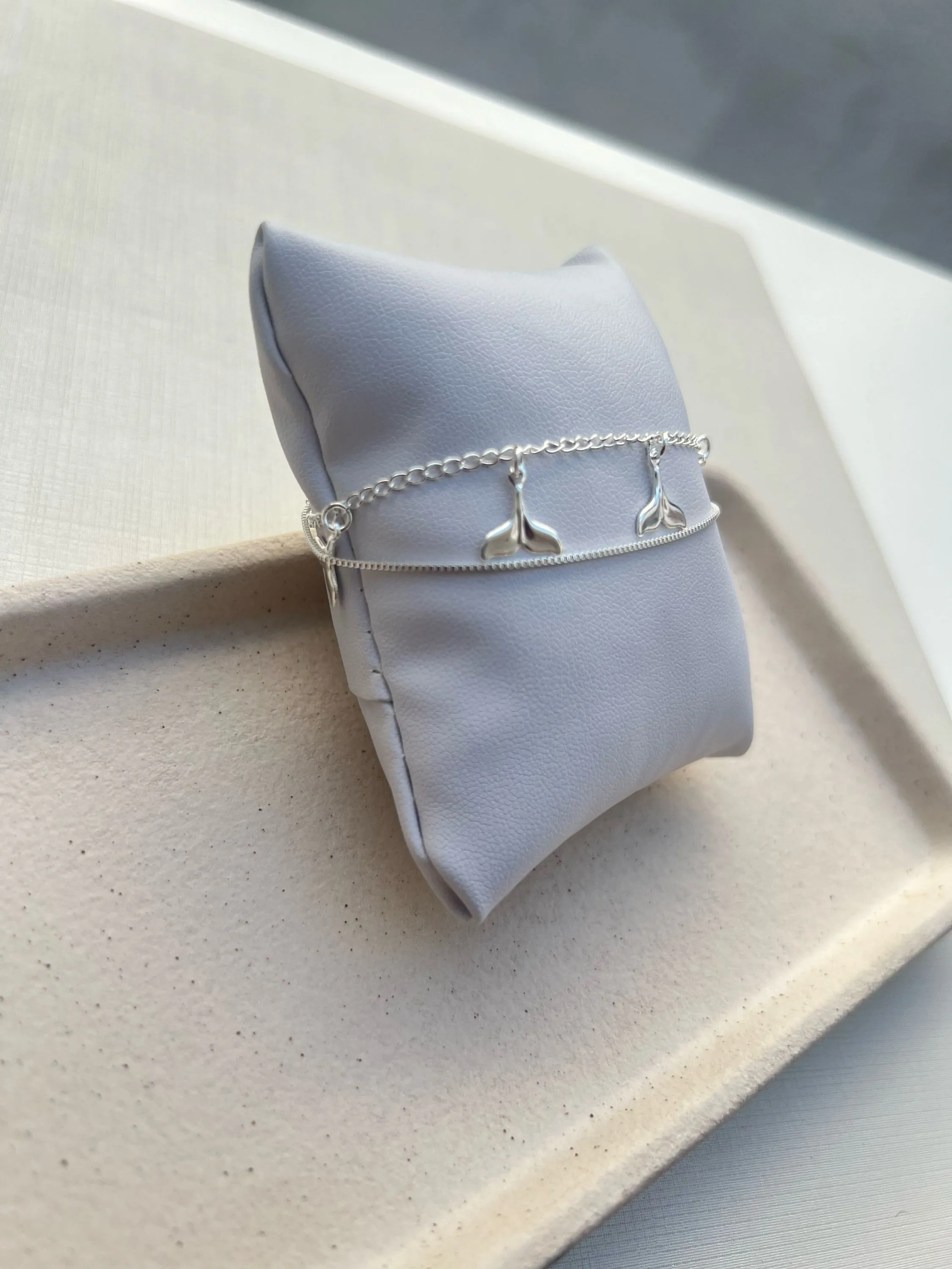 Pulseira pingentes rabo de sereia