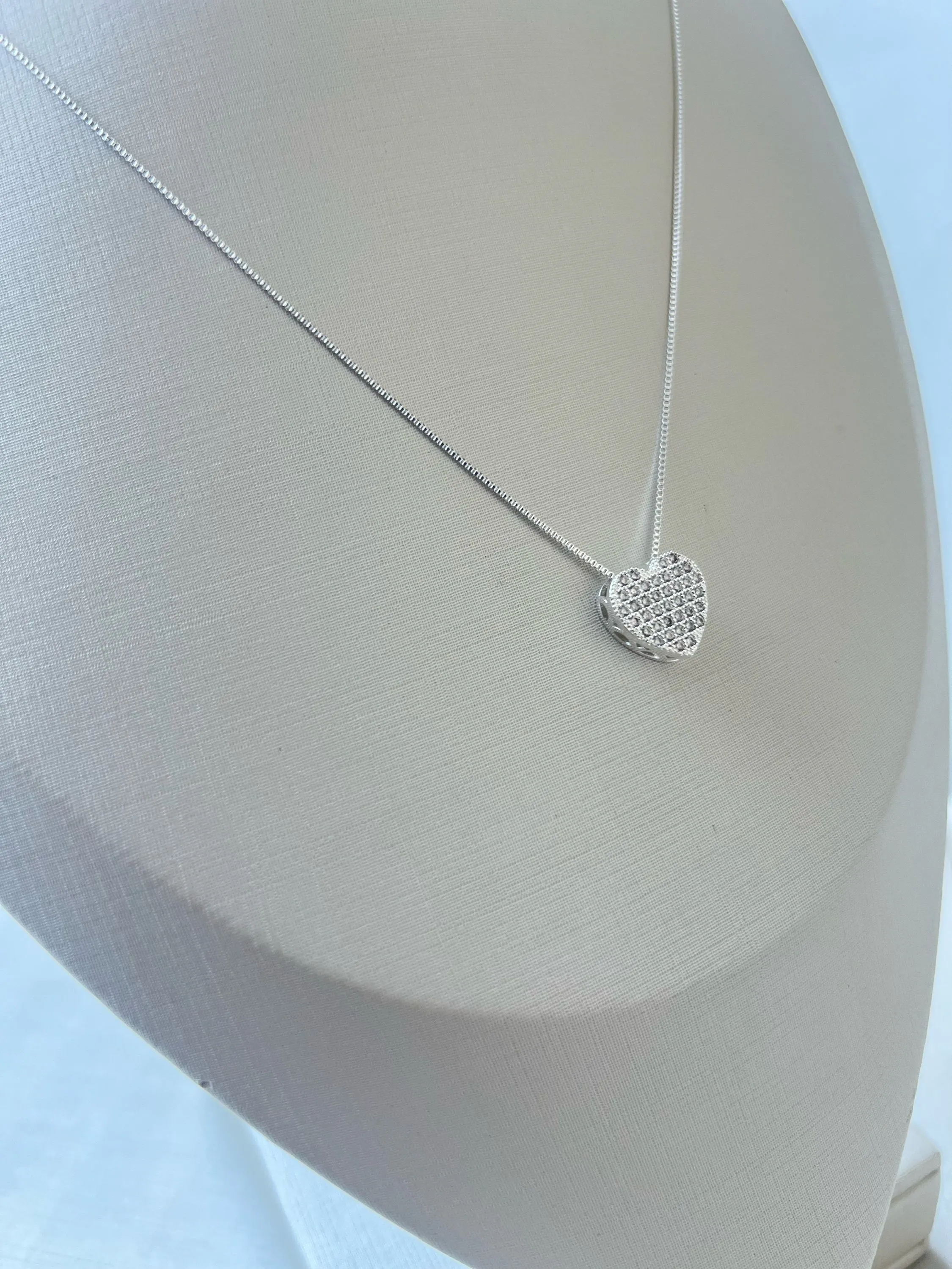 Colar pingente coração