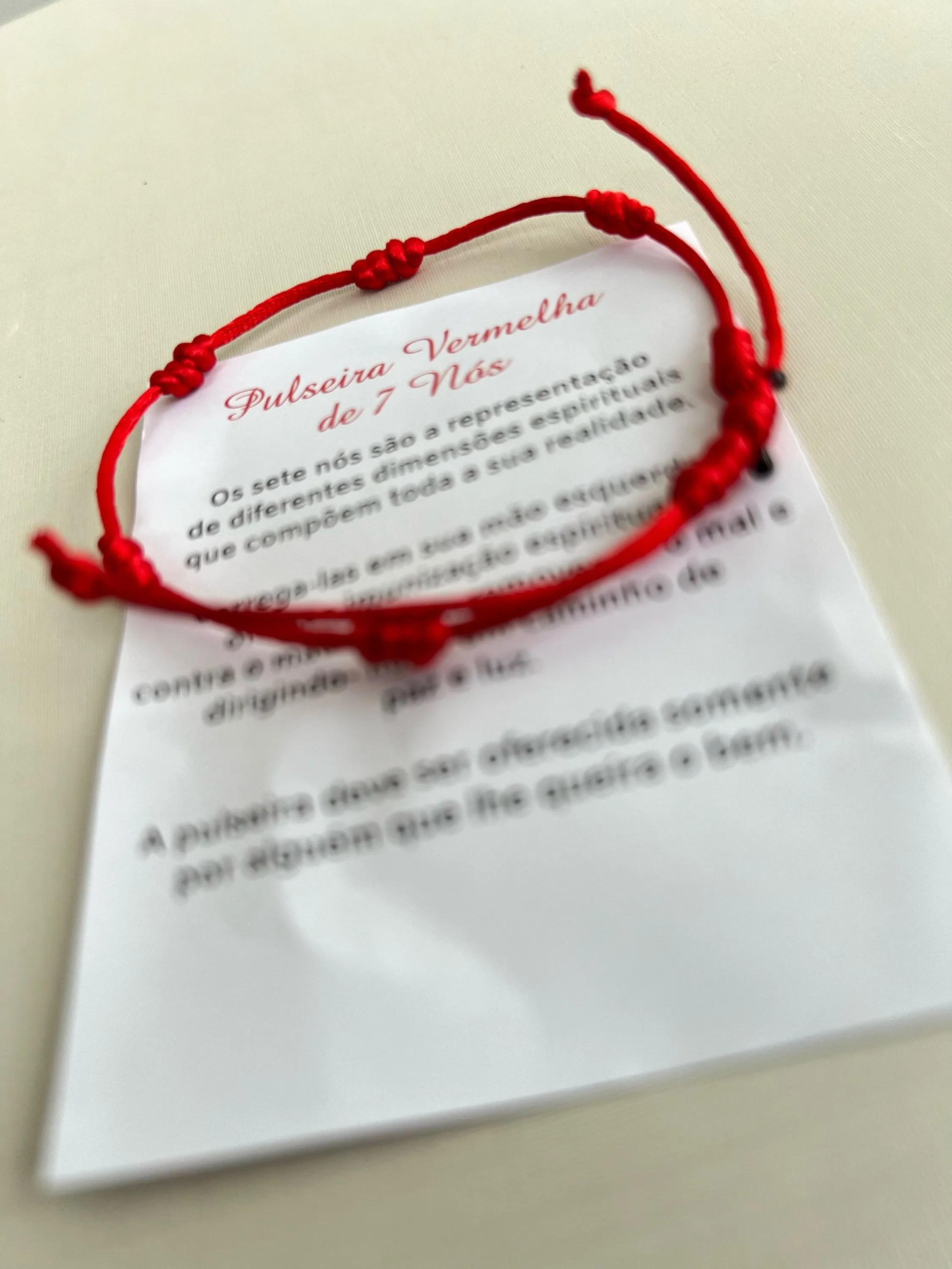 Pulseira 7 nós