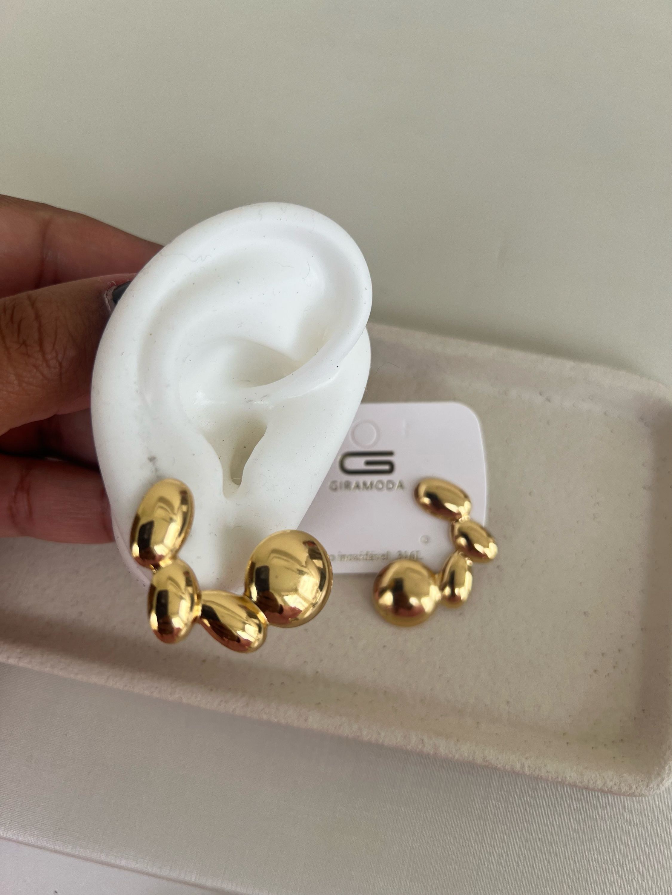 Brinco ercaf em AÇO INOXIDÁVEL