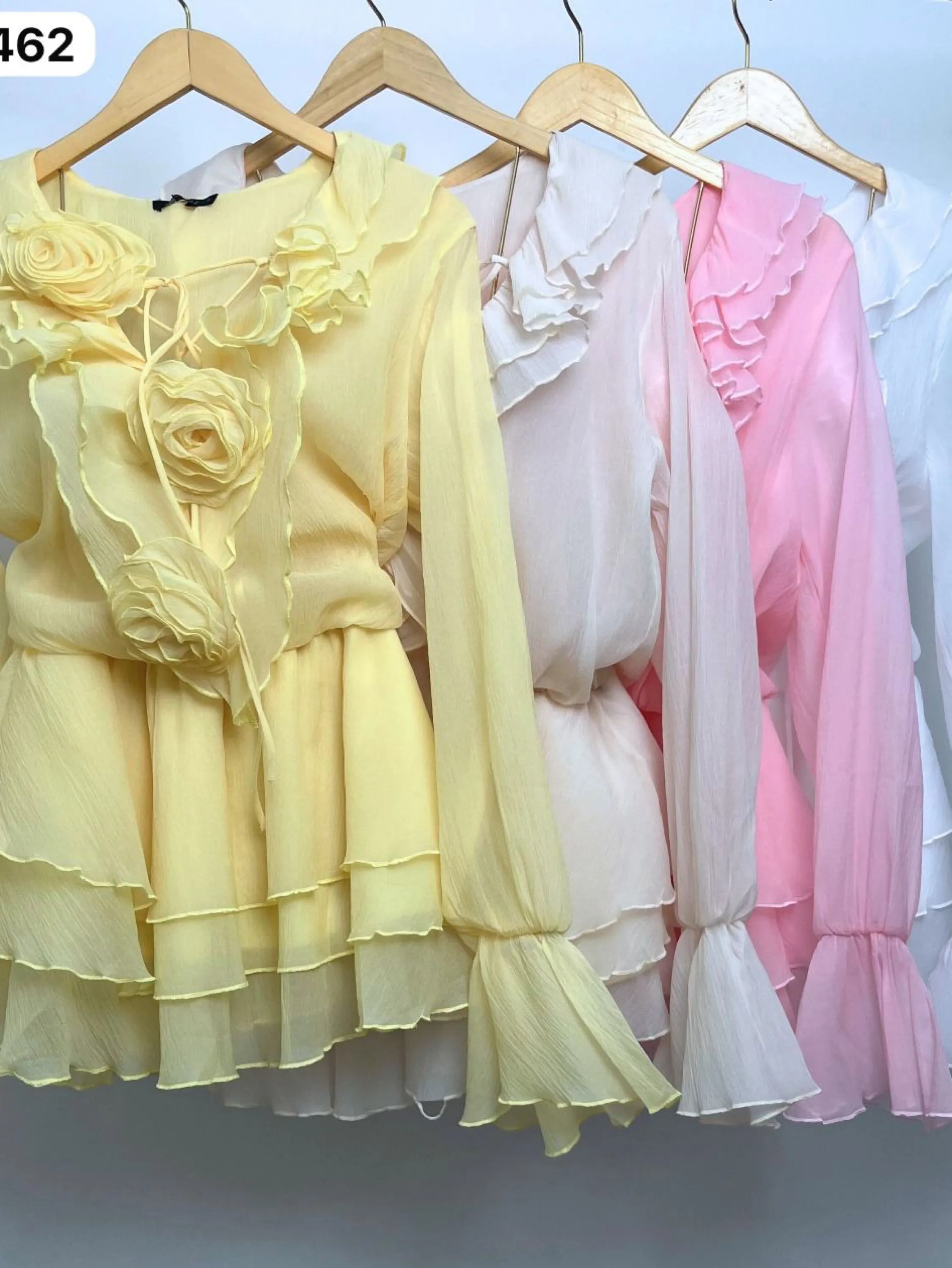 vestido de manga longa