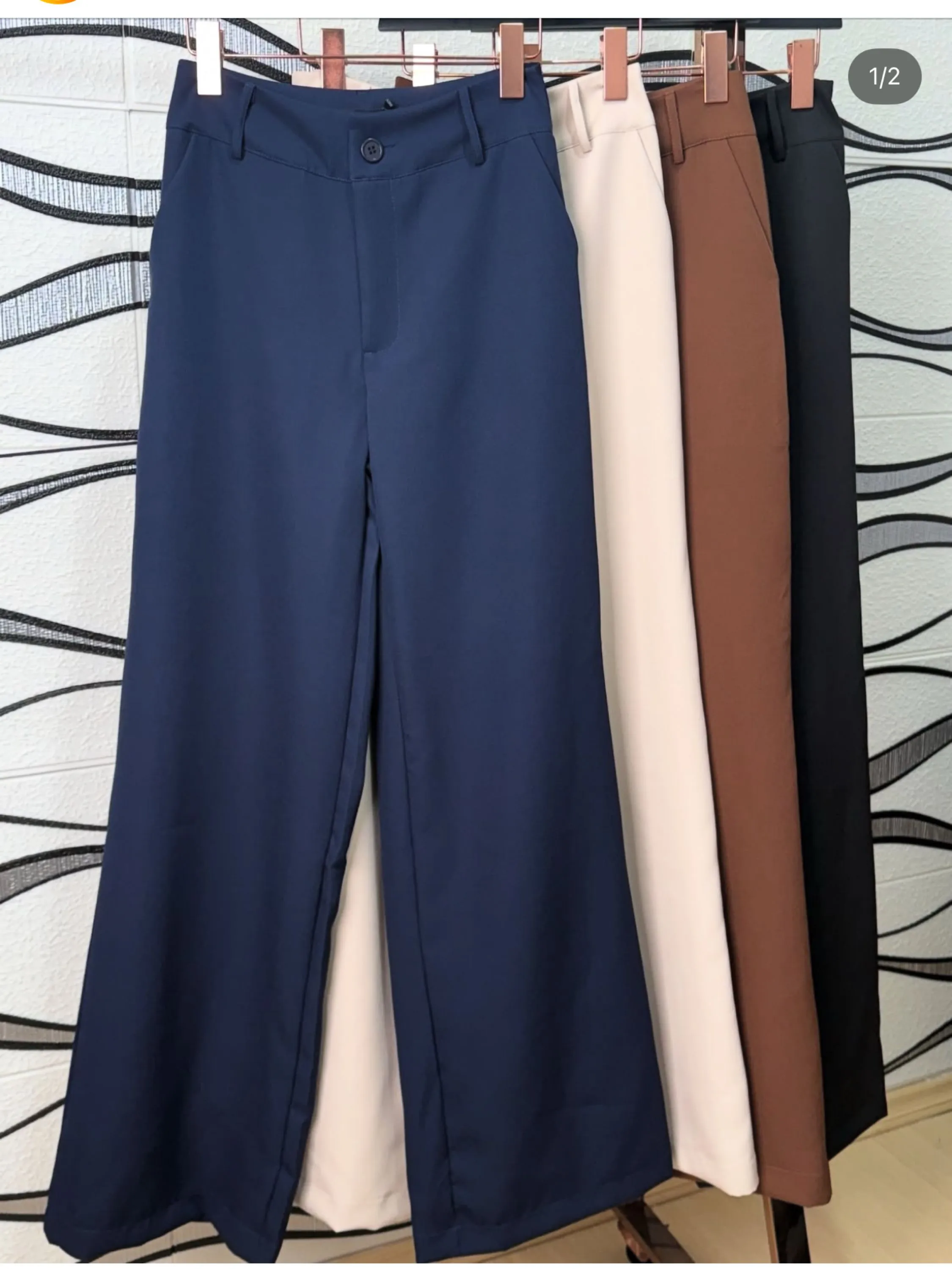 calça alfaiataria pantalona