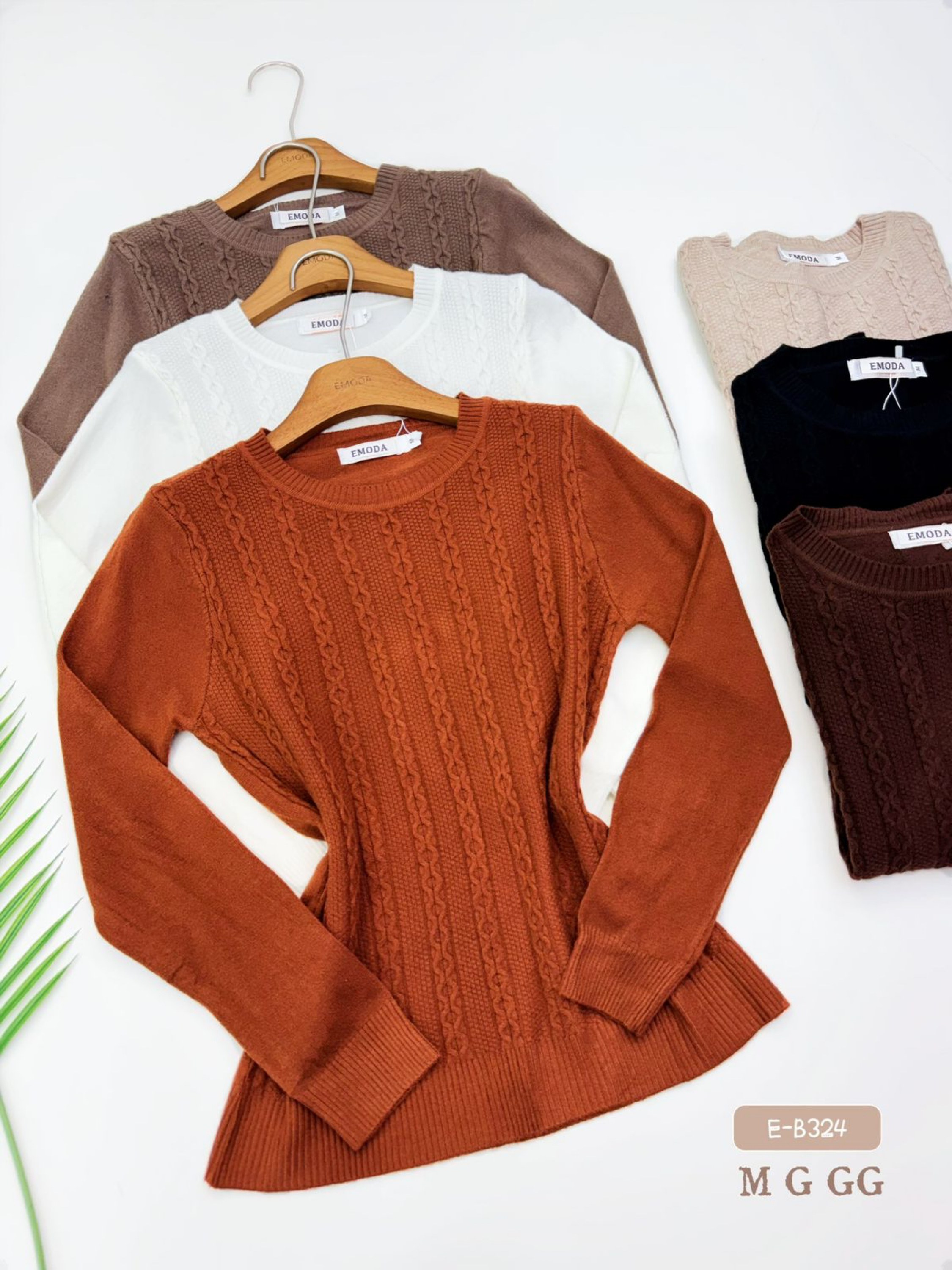 E-B324 . Blusa - M G GG - moda. ( lãzinha )