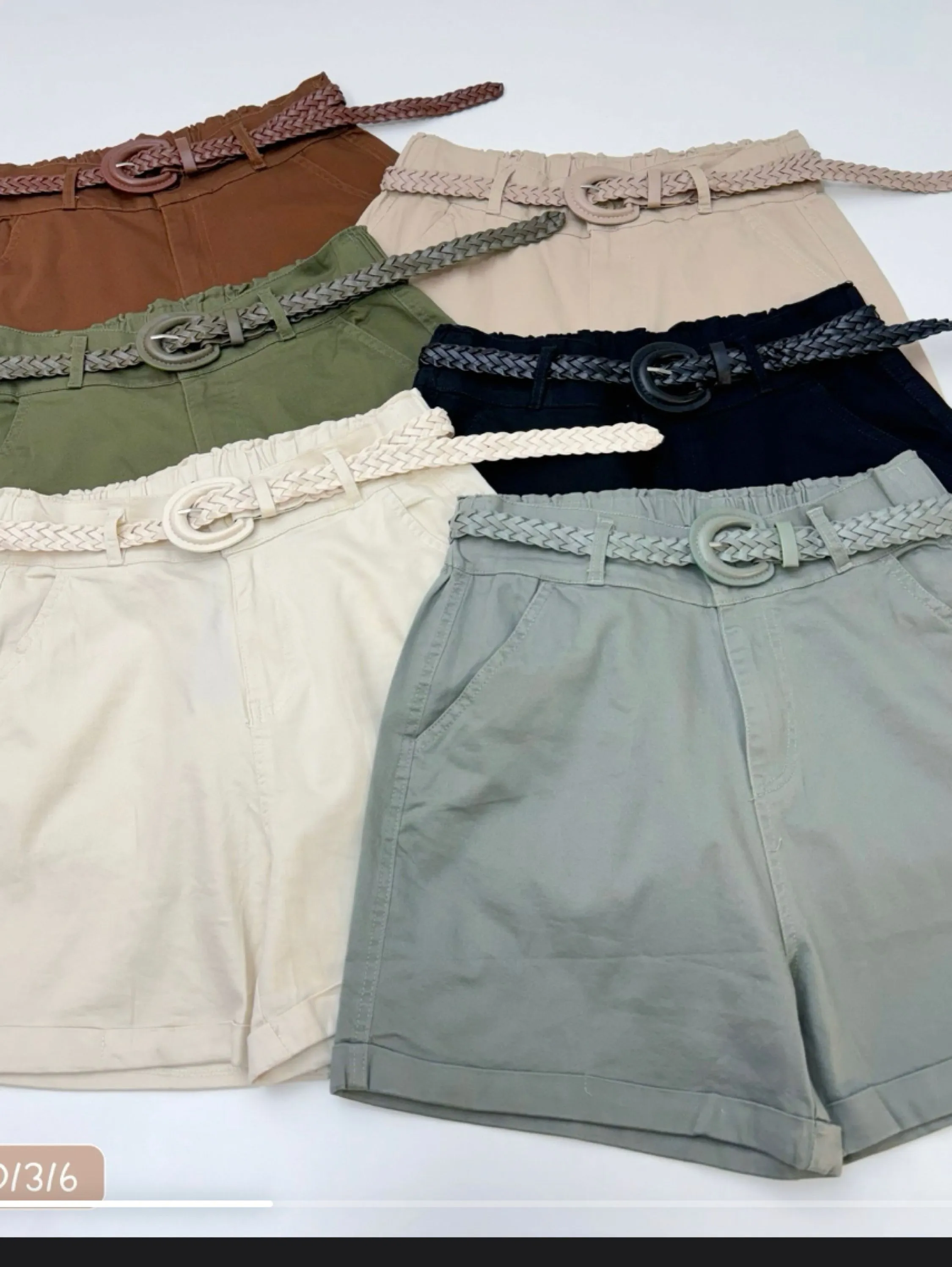 1316 shorts  de sarja com elastano