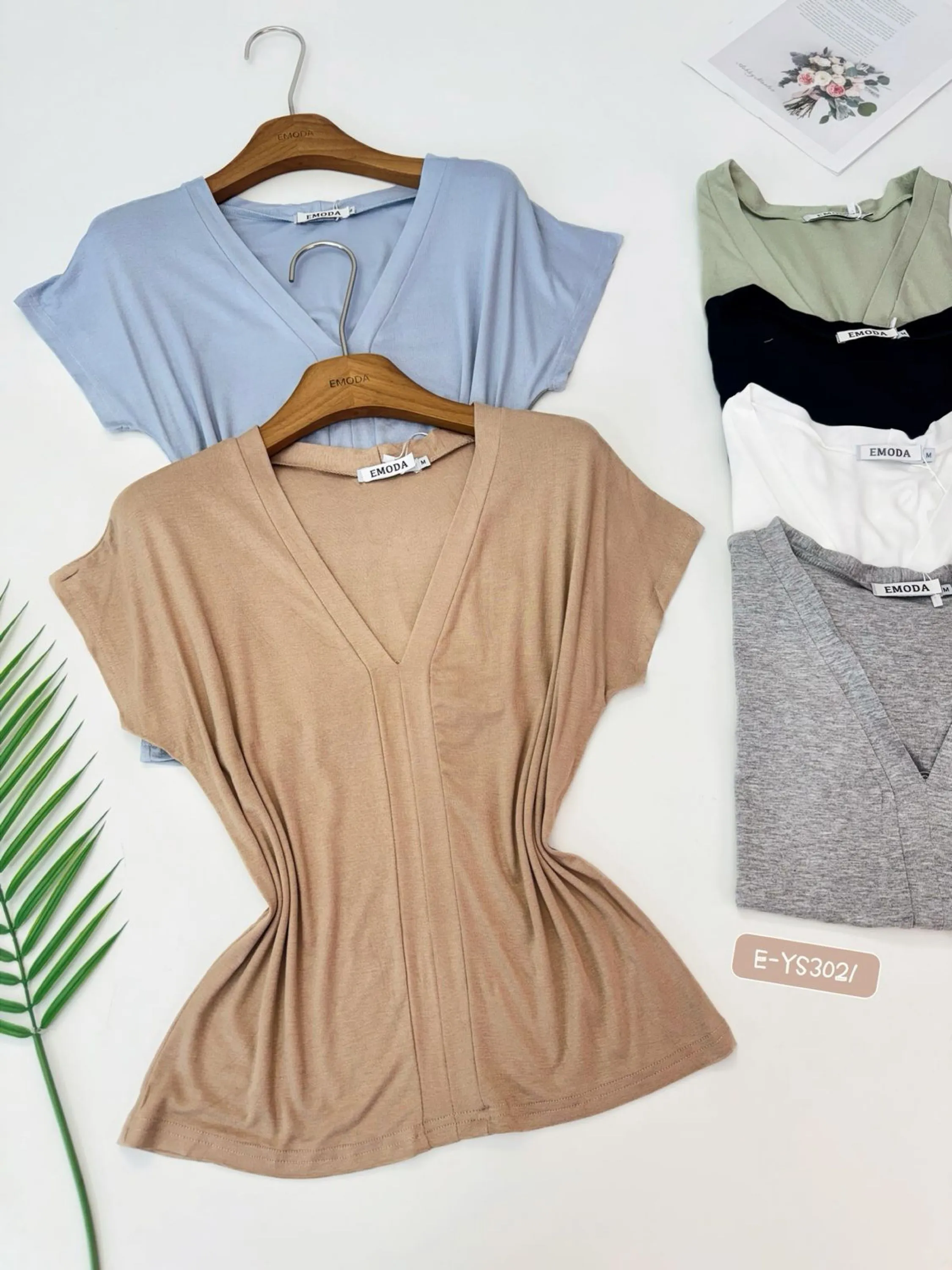 E-YS3021 Blusa - M G GG- algodão macio