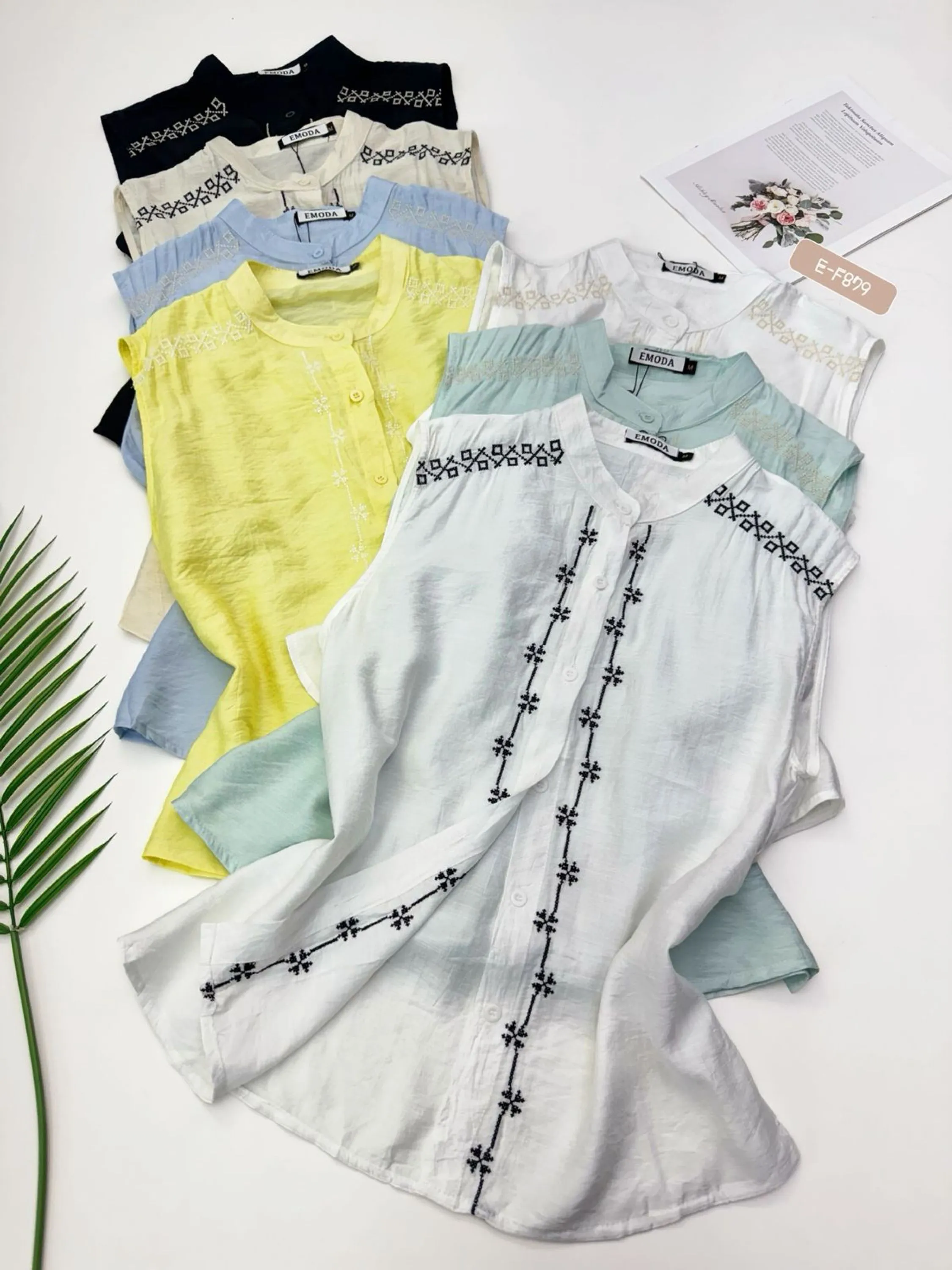 E-F879. Blusa - M G GG - Viscolinho.