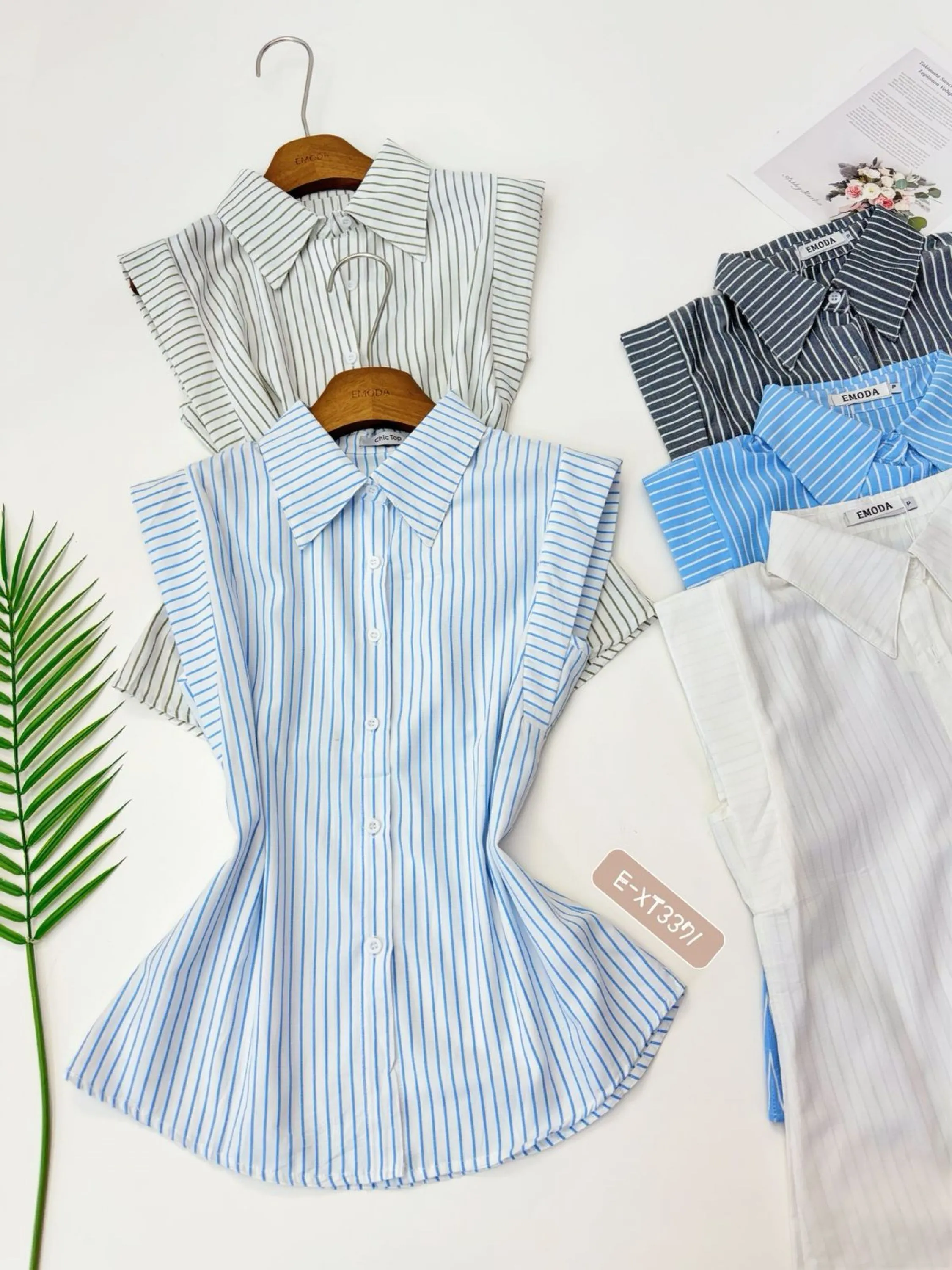 E-XT3371. Blusa - P M G GG - linho