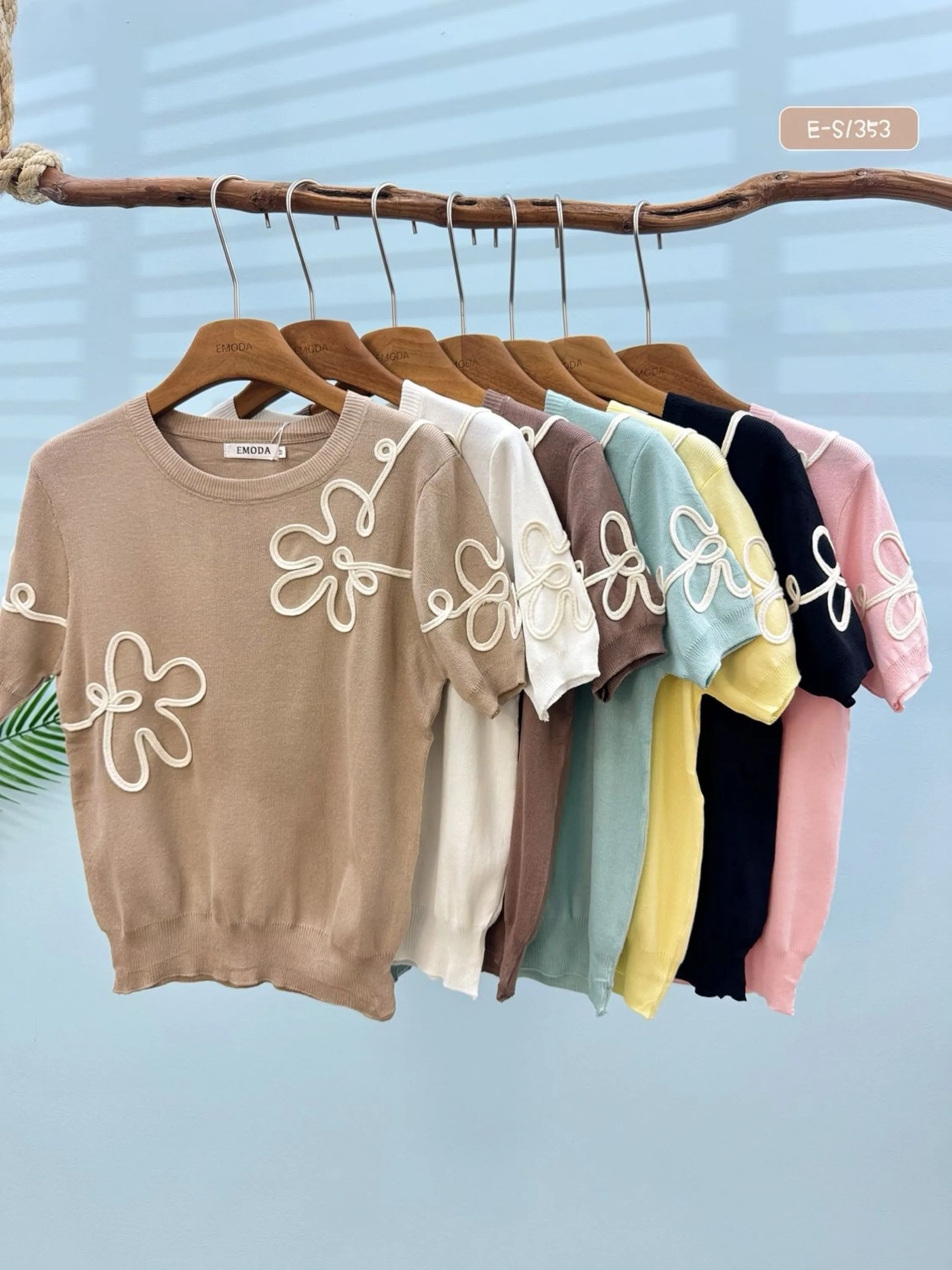 E-S1353. Blusa - M G GG - linha gelado bordado