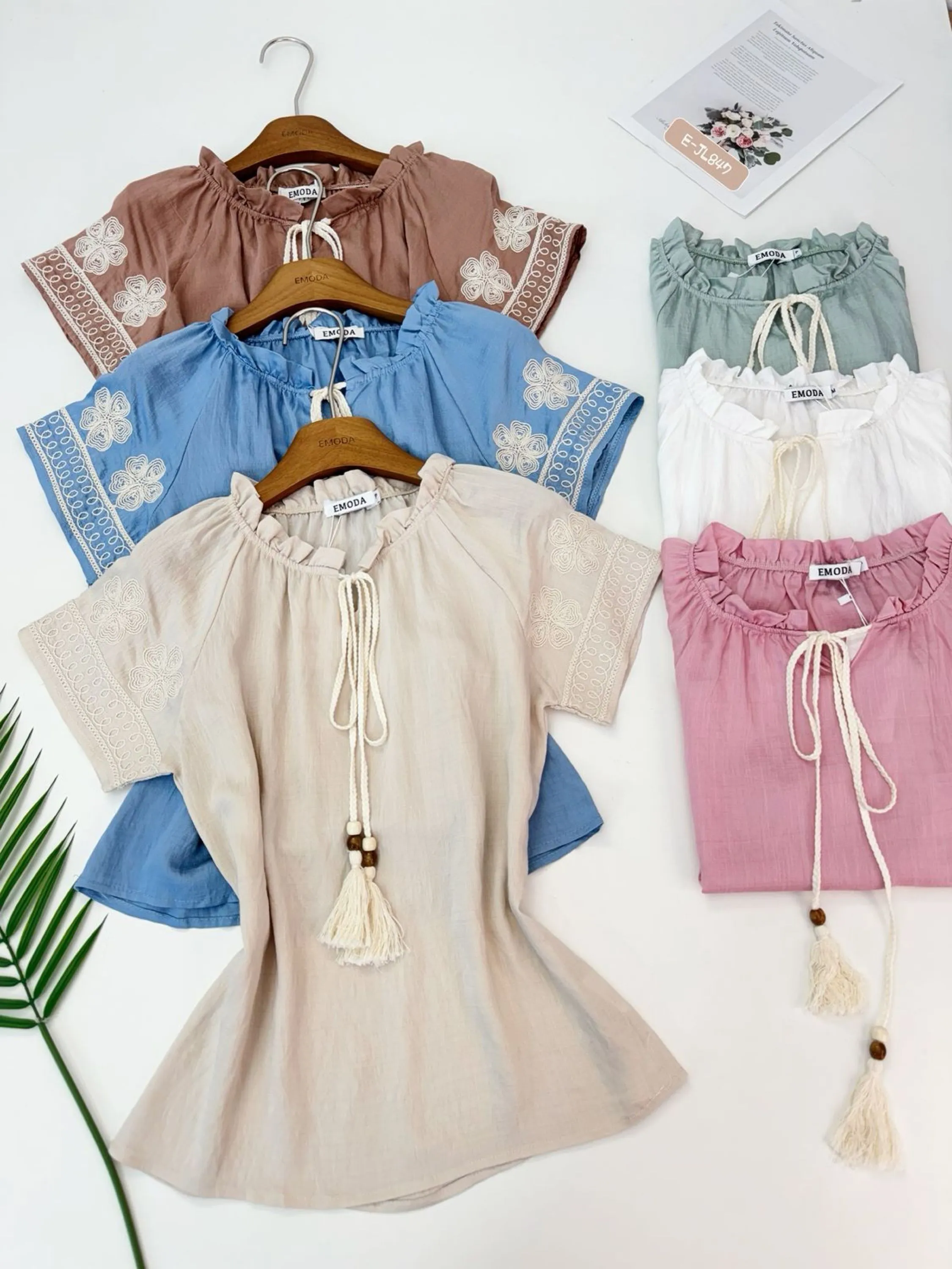 E-JL847. Blusa - P M G GG - Viscolinho