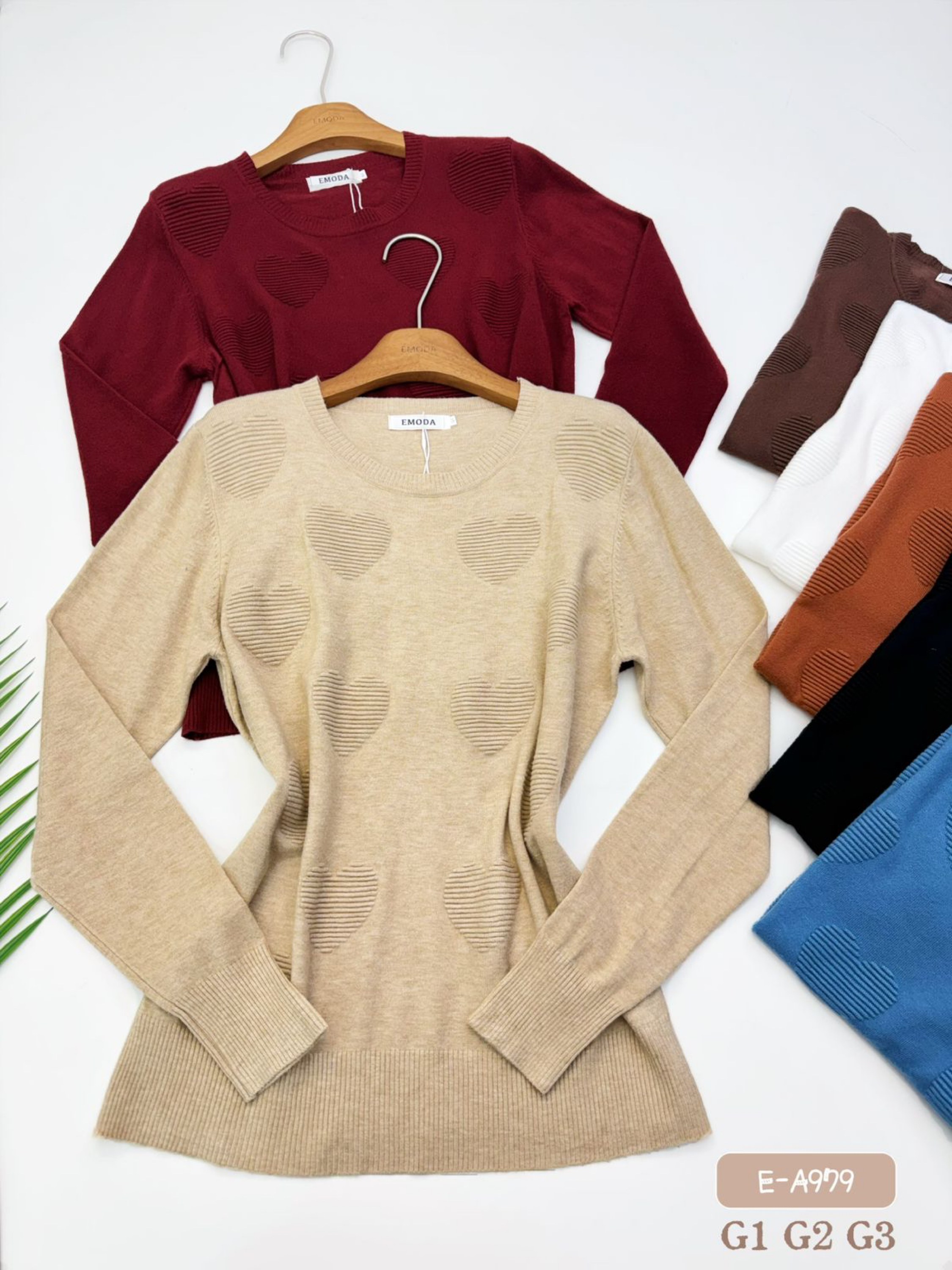 E-A979.  Blusa - G1. G2. G3 - modal