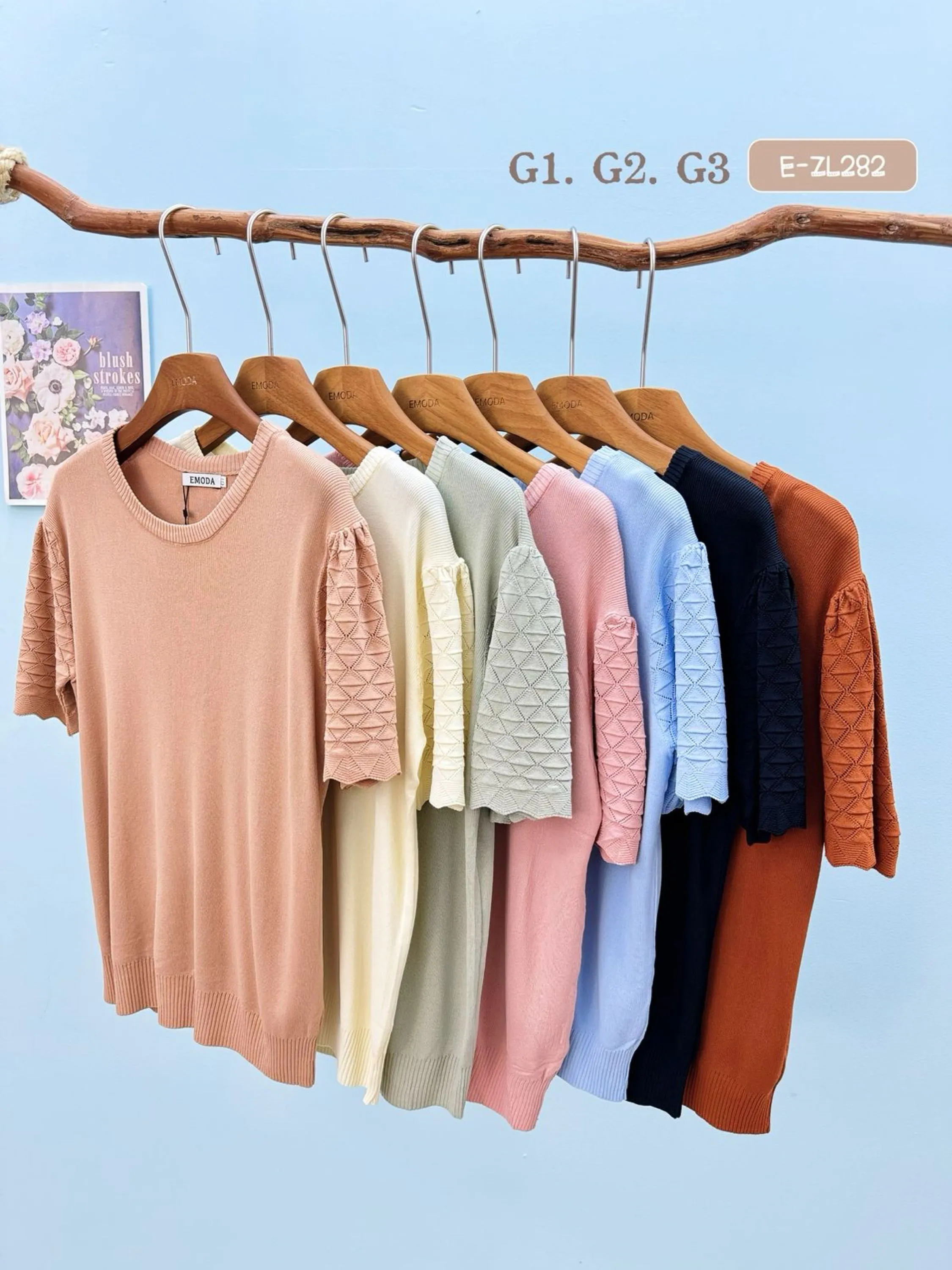 E-ZL282. Blusa - G1. G2. G3 - linha gelado