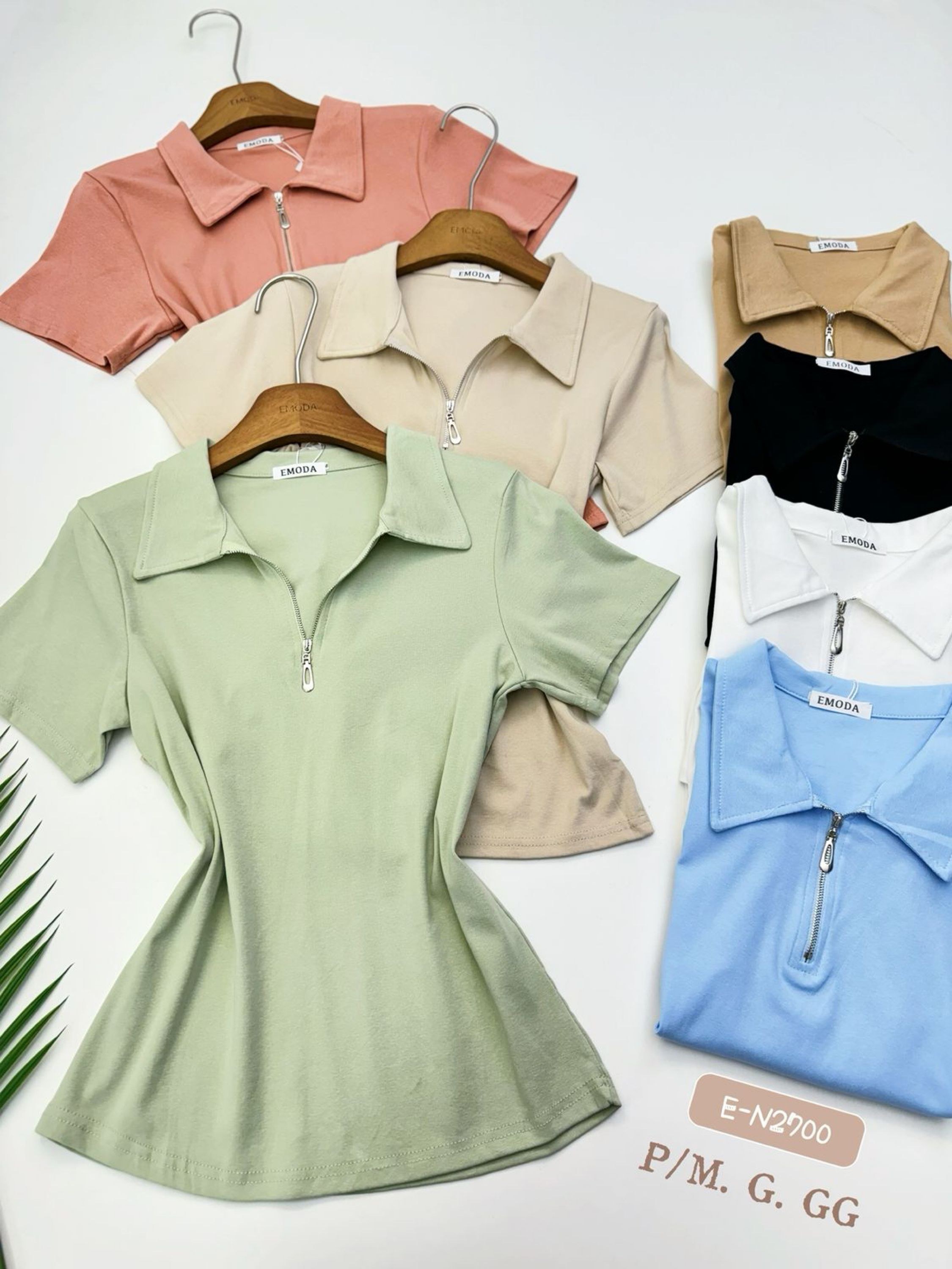 E-N2700. Blusa - P/M. G. GG - algodão