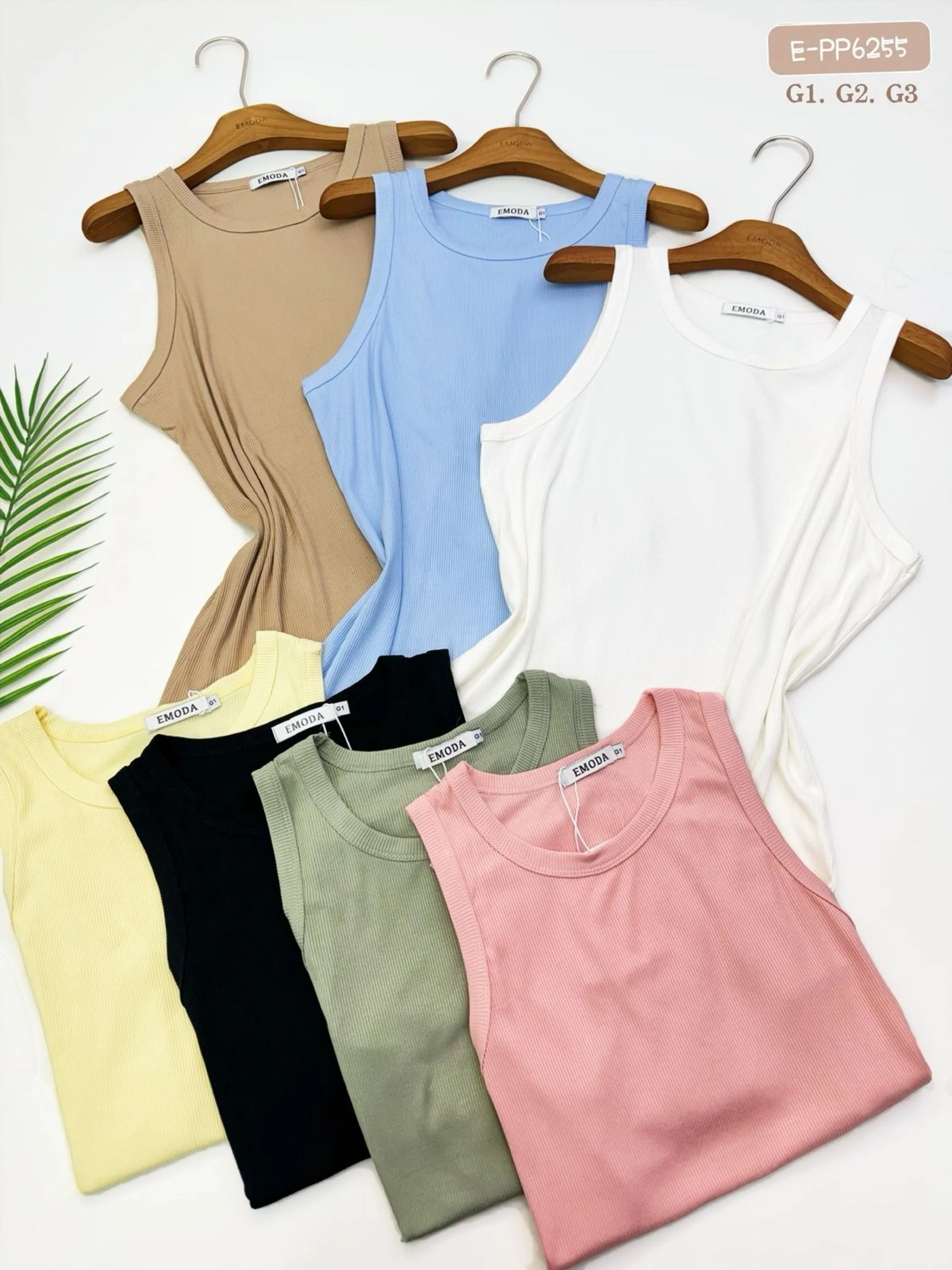 E-PP6255. Regata - G1. G2. G3 - algodão canelado