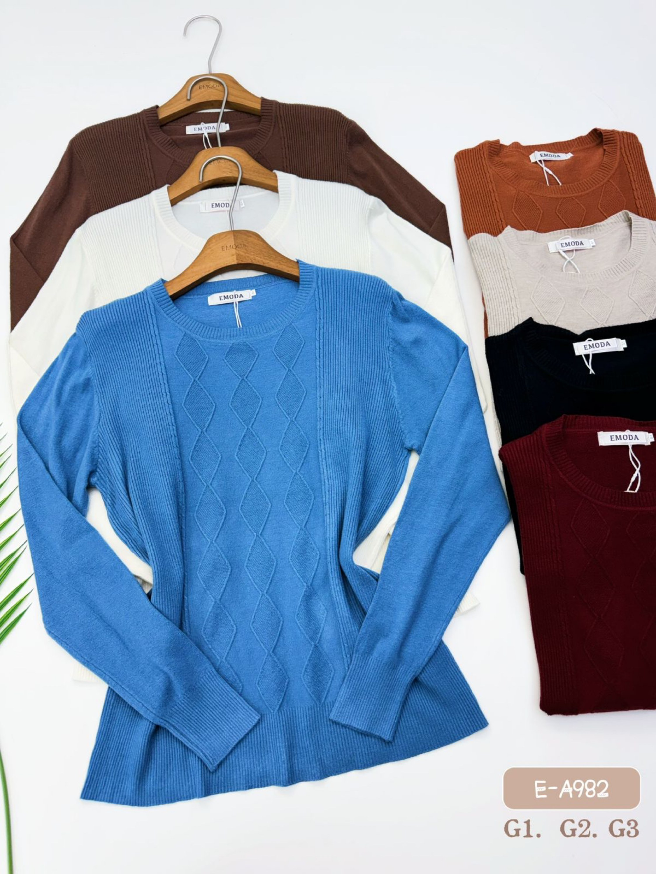 E-A982 Blusa - G1. G2.  Modal